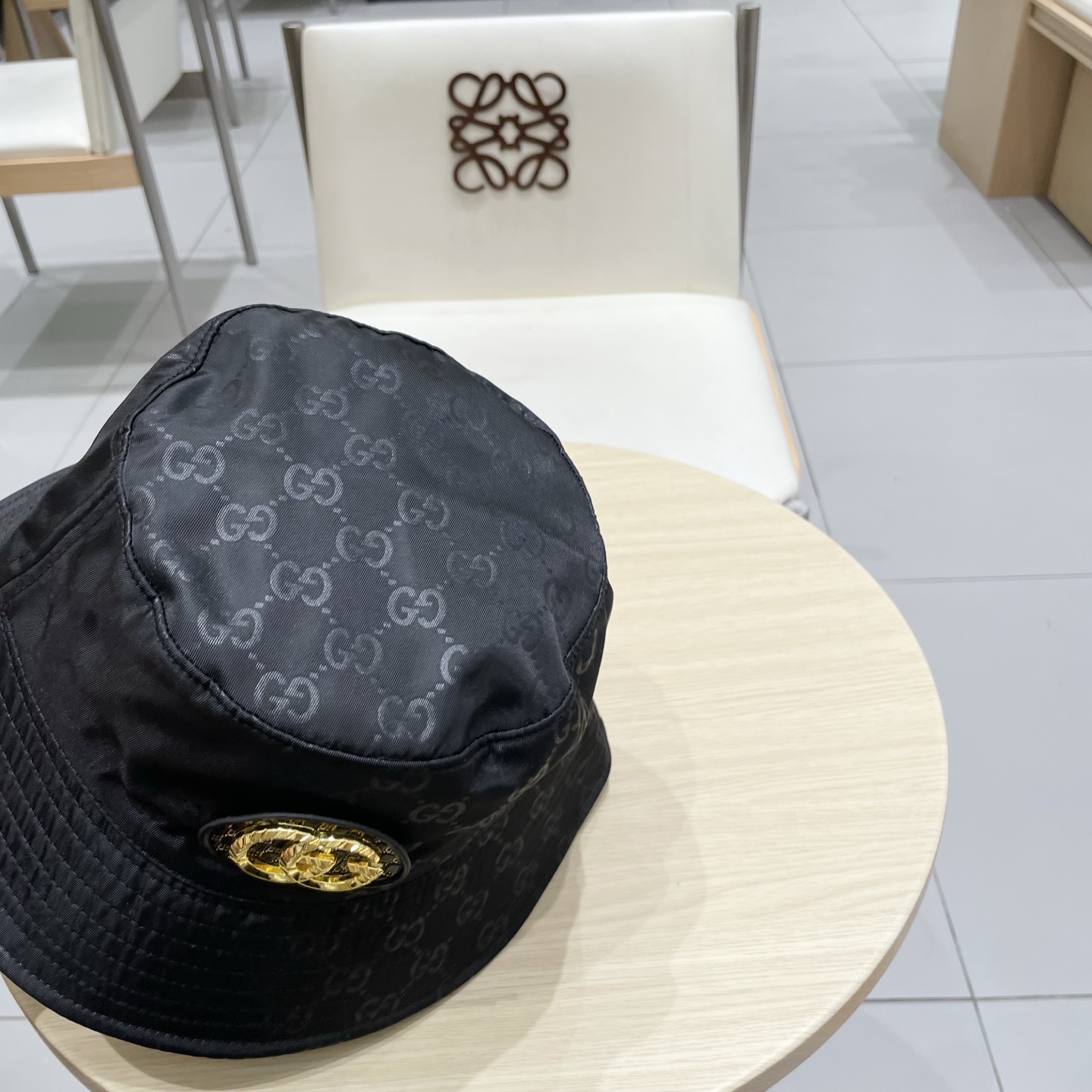 【GUCCI古奇】2025新款双面专柜渔夫帽，新款出货，大牌款超好搭配，赶紧入手！