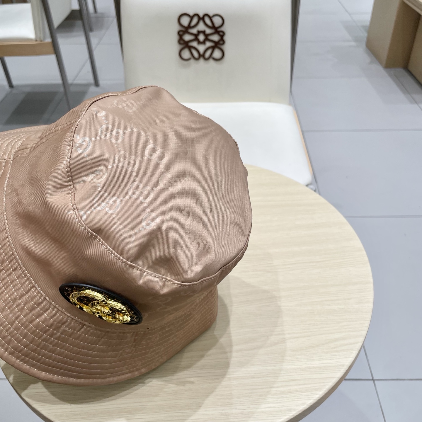 【GUCCI古奇】2025新款双面专柜渔夫帽，新款出货，大牌款超好搭配，赶紧入手！