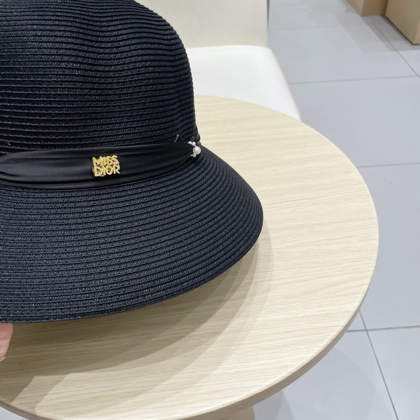  dior迪奥2025新款赫本风时尚百搭渔夫帽女夏季海边度假遮阳防晒帽太阳帽子