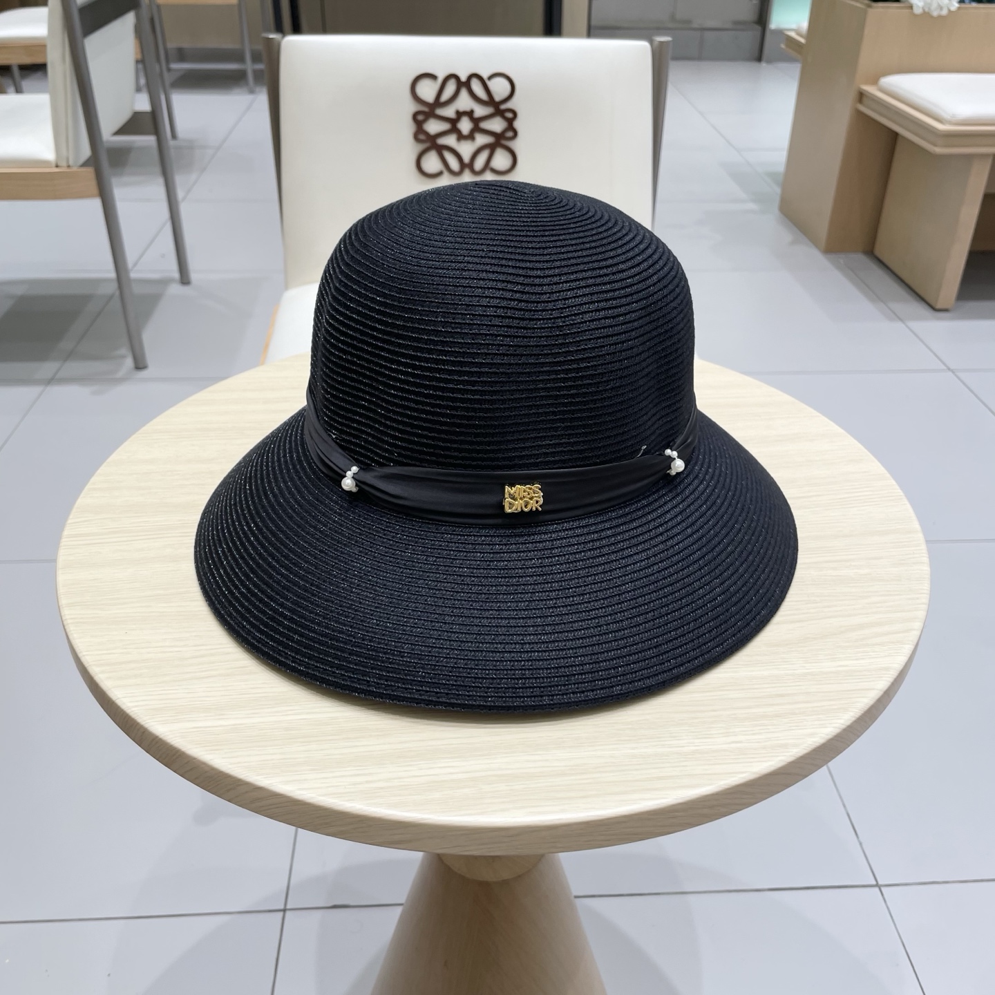  dior迪奥2025新款赫本风时尚百搭渔夫帽女夏季海边度假遮阳防晒帽太阳帽子