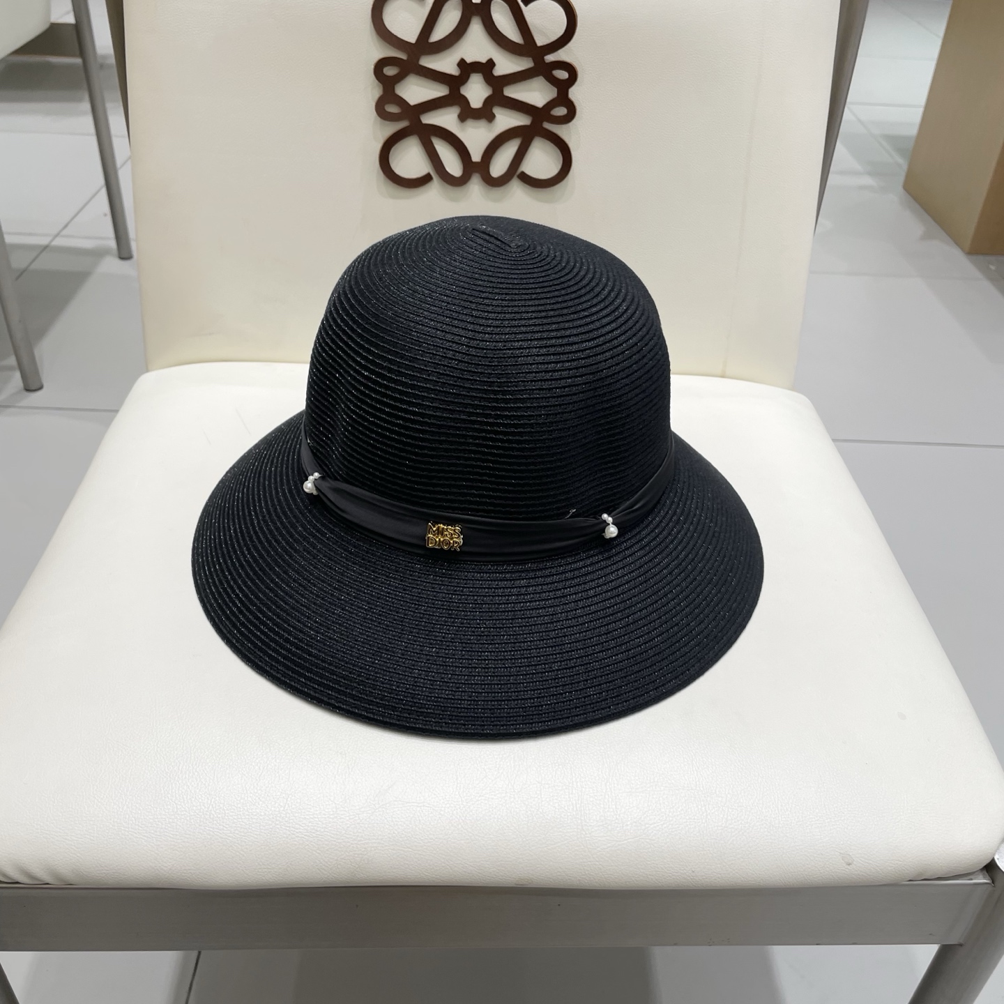  dior迪奥2025新款赫本风时尚百搭渔夫帽女夏季海边度假遮阳防晒帽太阳帽子