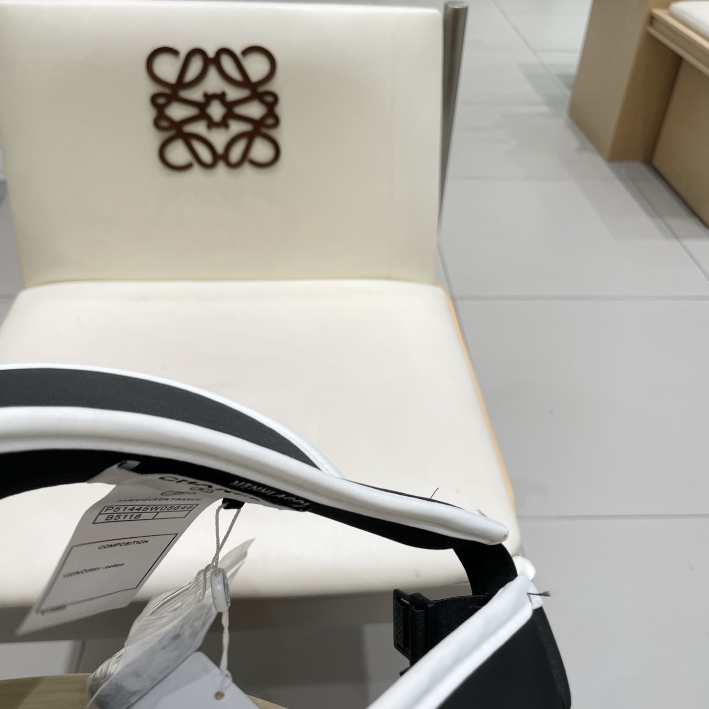  Chanel香奈儿发箍遮大檐阳帽 空顶草帽