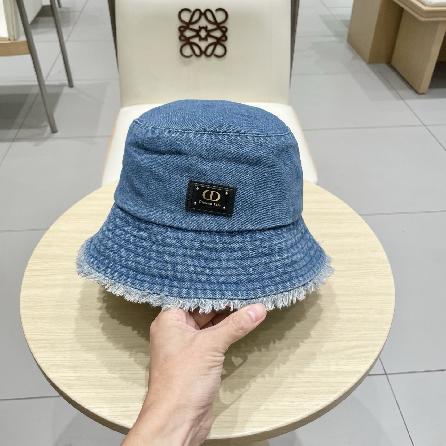  【DIOR迪奥】2025新款牛仔渔夫帽，🔆百搭日常款～休闲出街