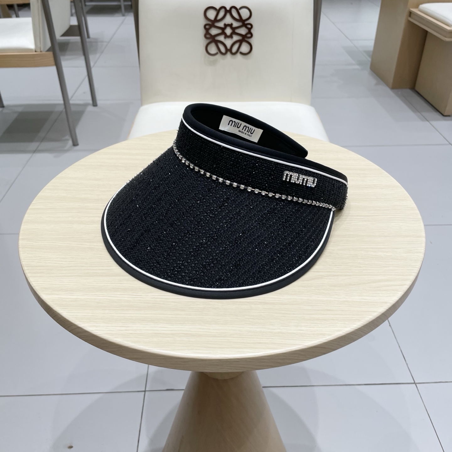  缪缪miumiu空顶发箍遮阳帽