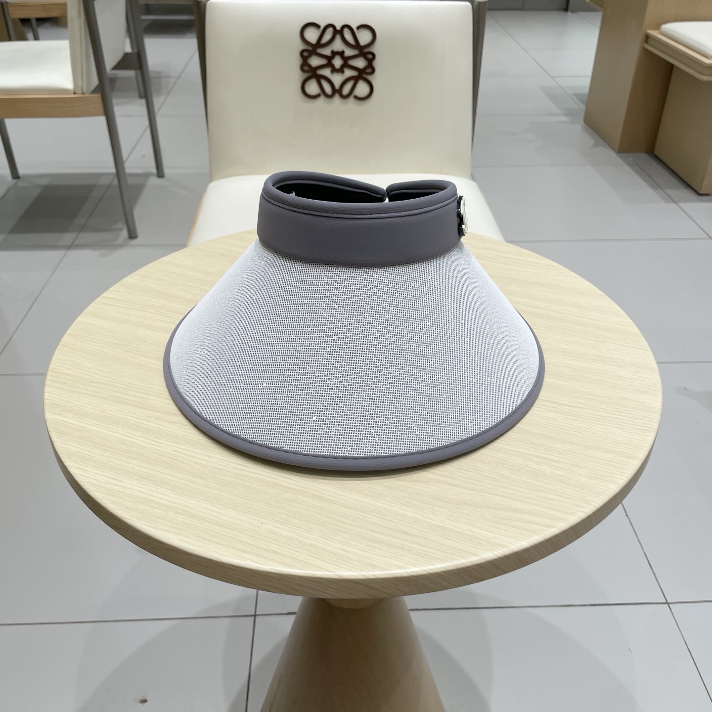  Chanel香奈儿蝴蝶结遮阳帽，空顶草帽，可调节