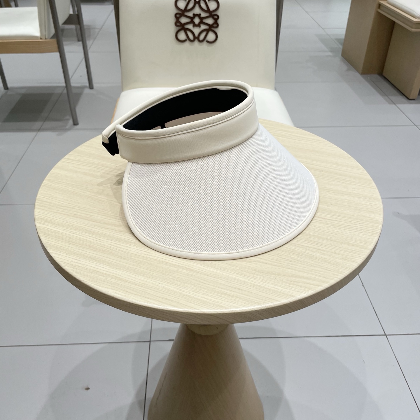  Chanel香奈儿蝴蝶结遮阳帽，空顶草帽，可调节