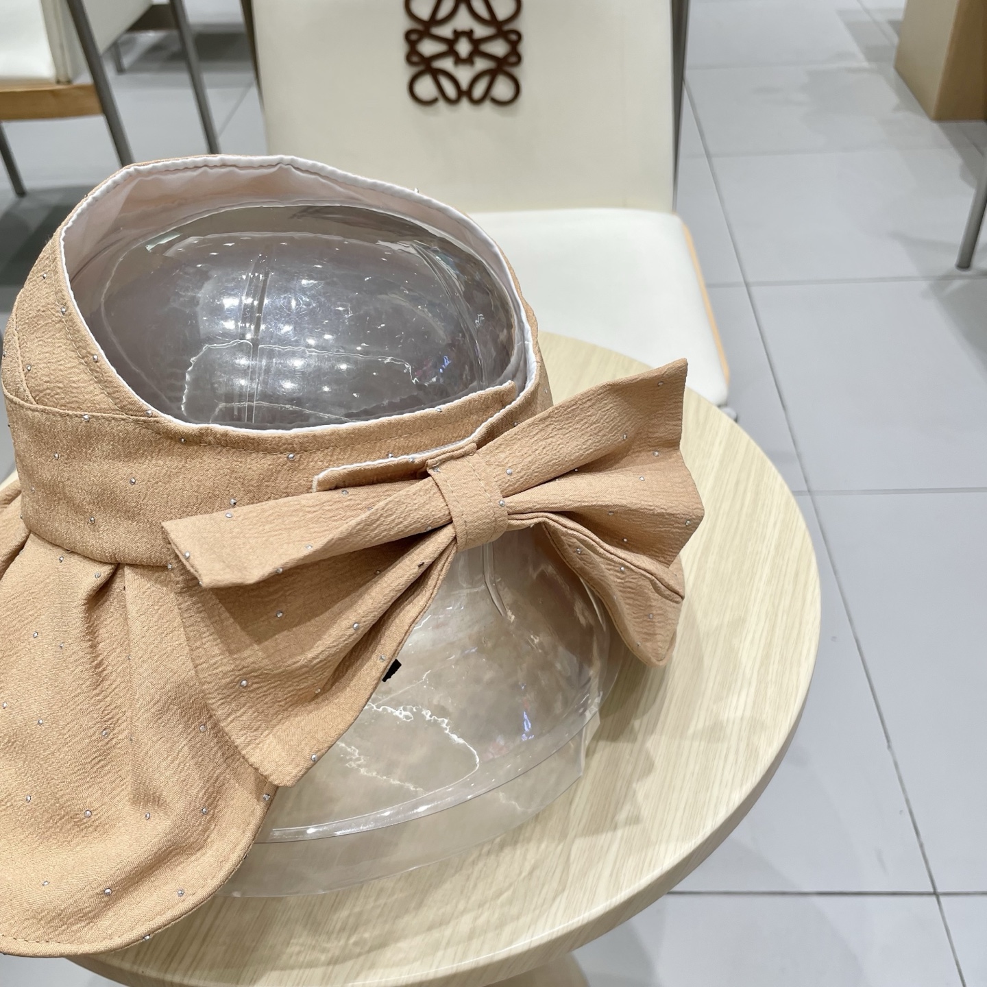  Prada普拉达帽子女夏季防晒春秋法式烫钻可调节百搭显脸小遮阳帽太阳帽空顶帽