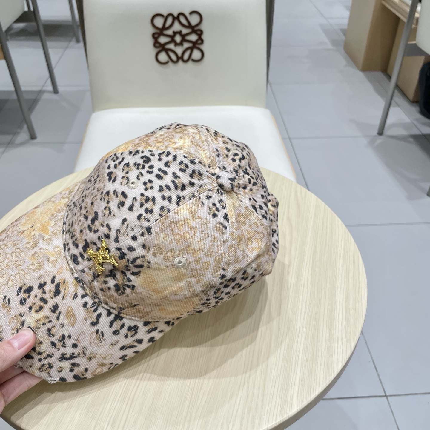  Lv路易威登2025新款豹纹做旧款棒球帽，专柜经典款，男女通用