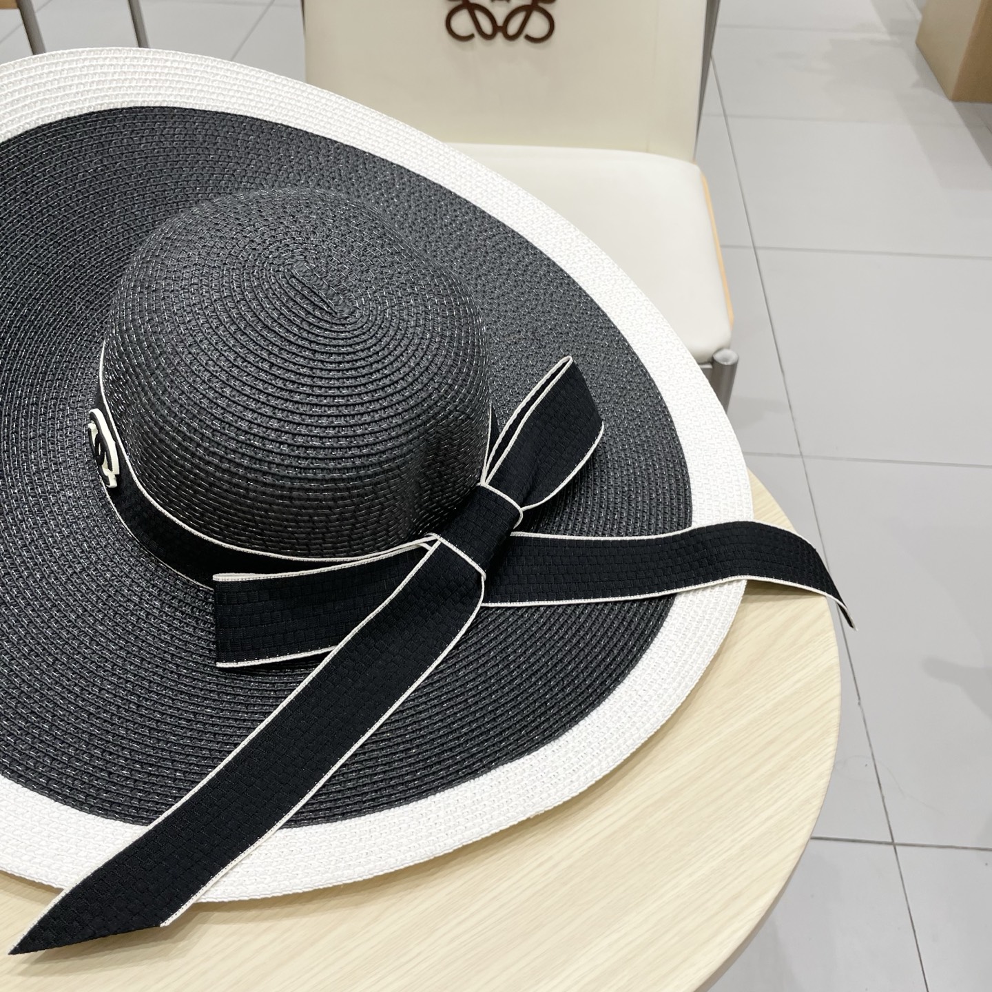  Chanel香奈儿新款草帽，名媛风，头围57cm