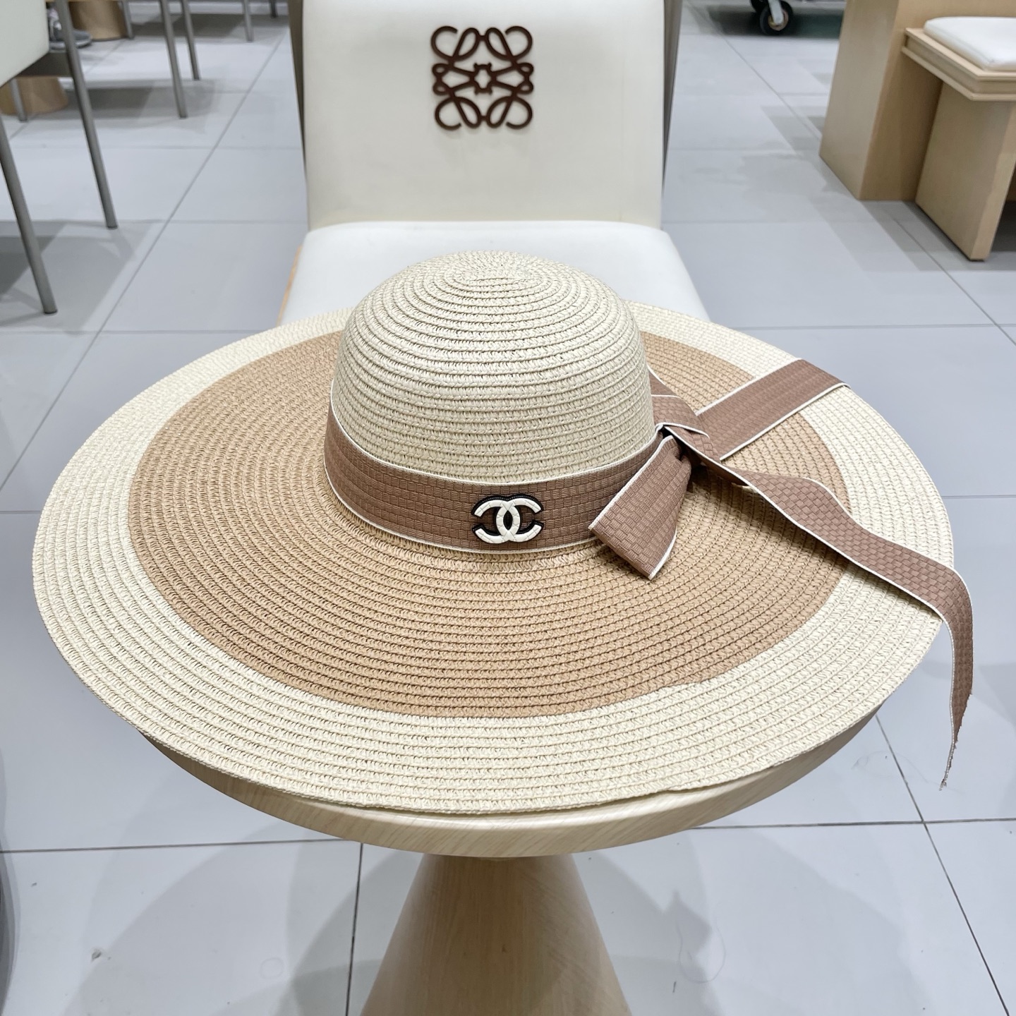  Chanel香奈儿新款草帽，名媛风，头围57cm