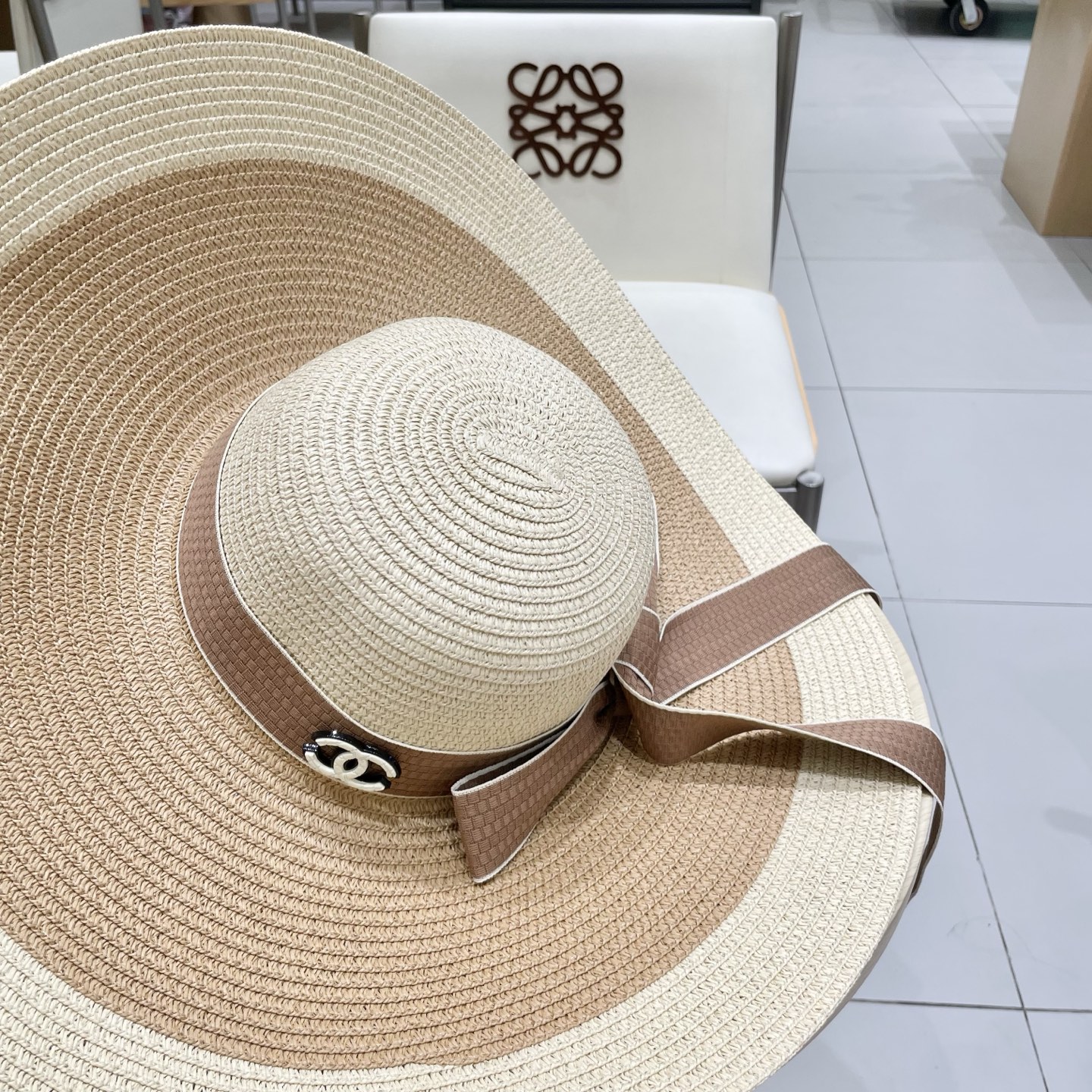  Chanel香奈儿新款草帽，名媛风，头围57cm