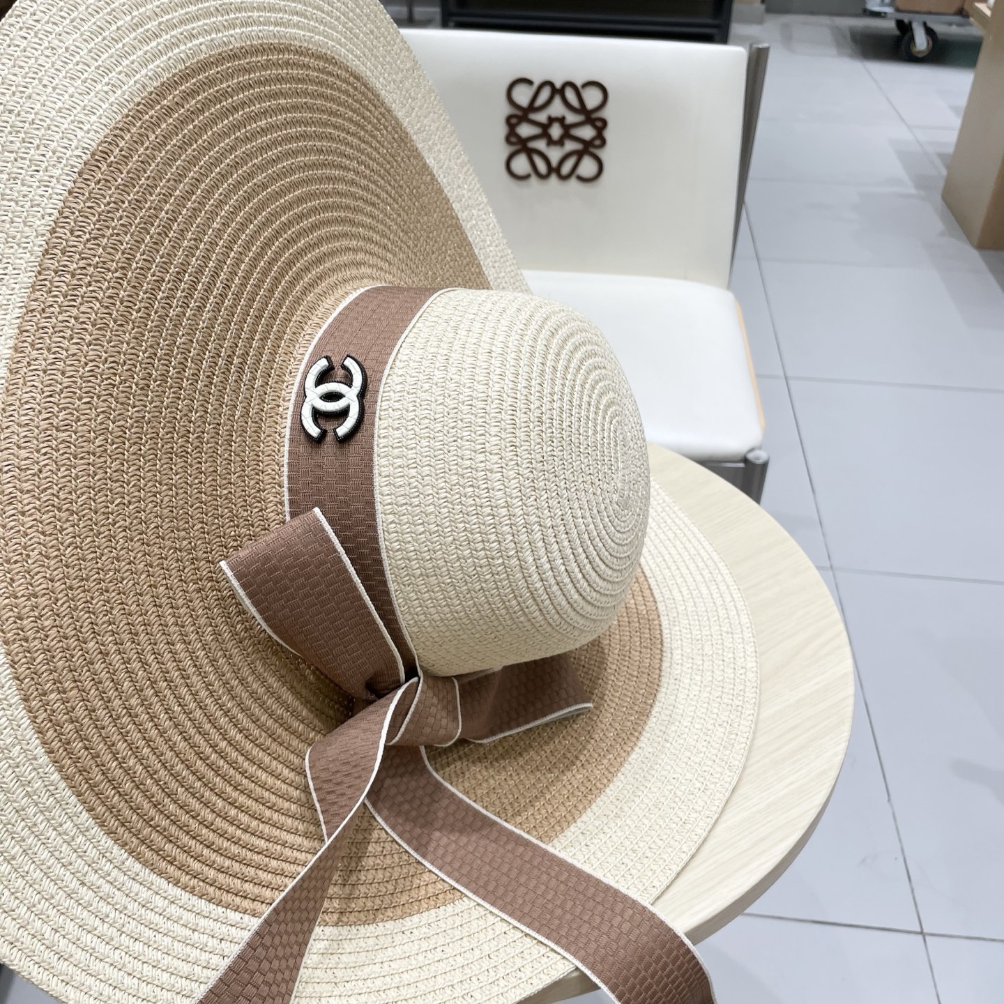  Chanel香奈儿新款草帽，名媛风，头围57cm