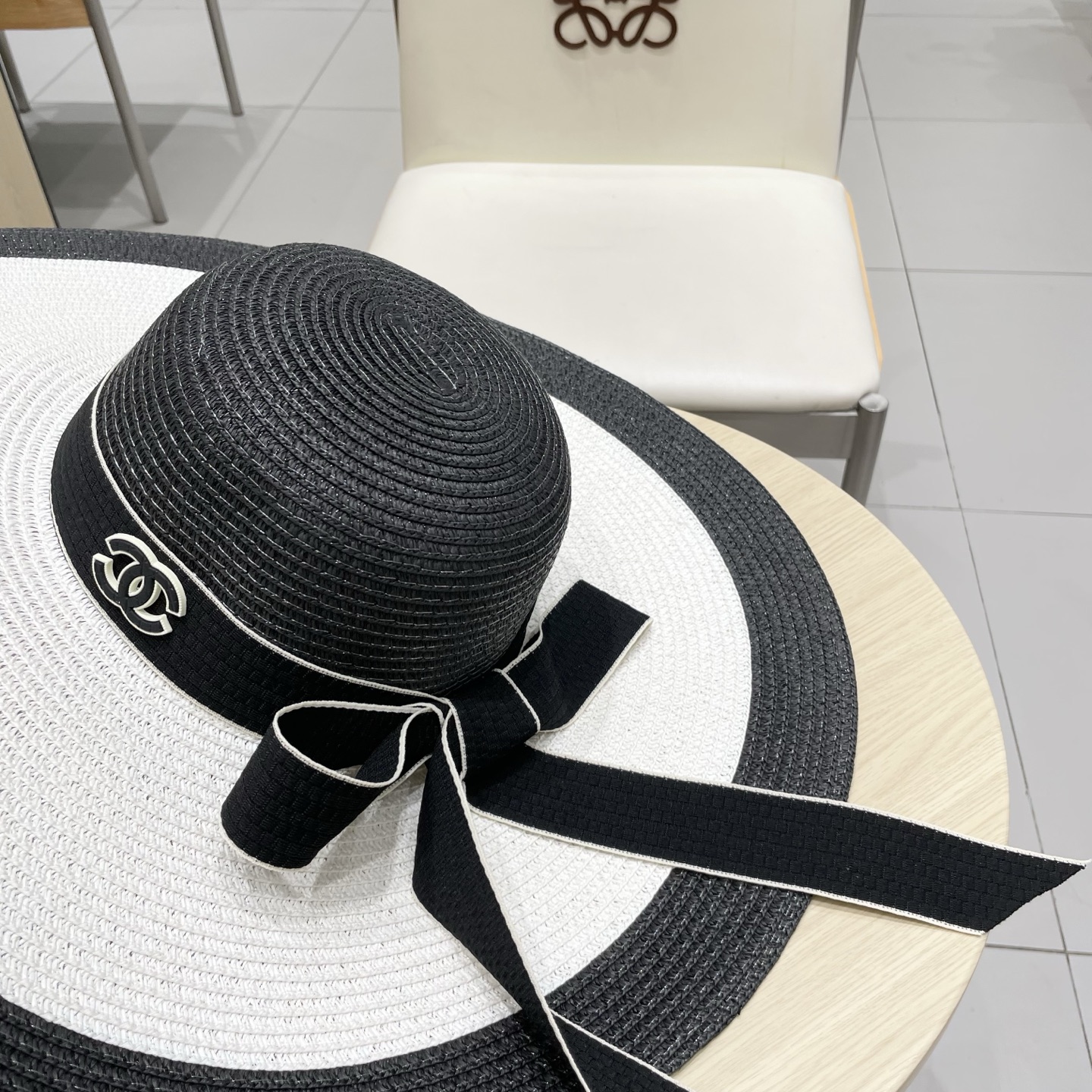  Chanel香奈儿新款草帽，名媛风，头围57cm