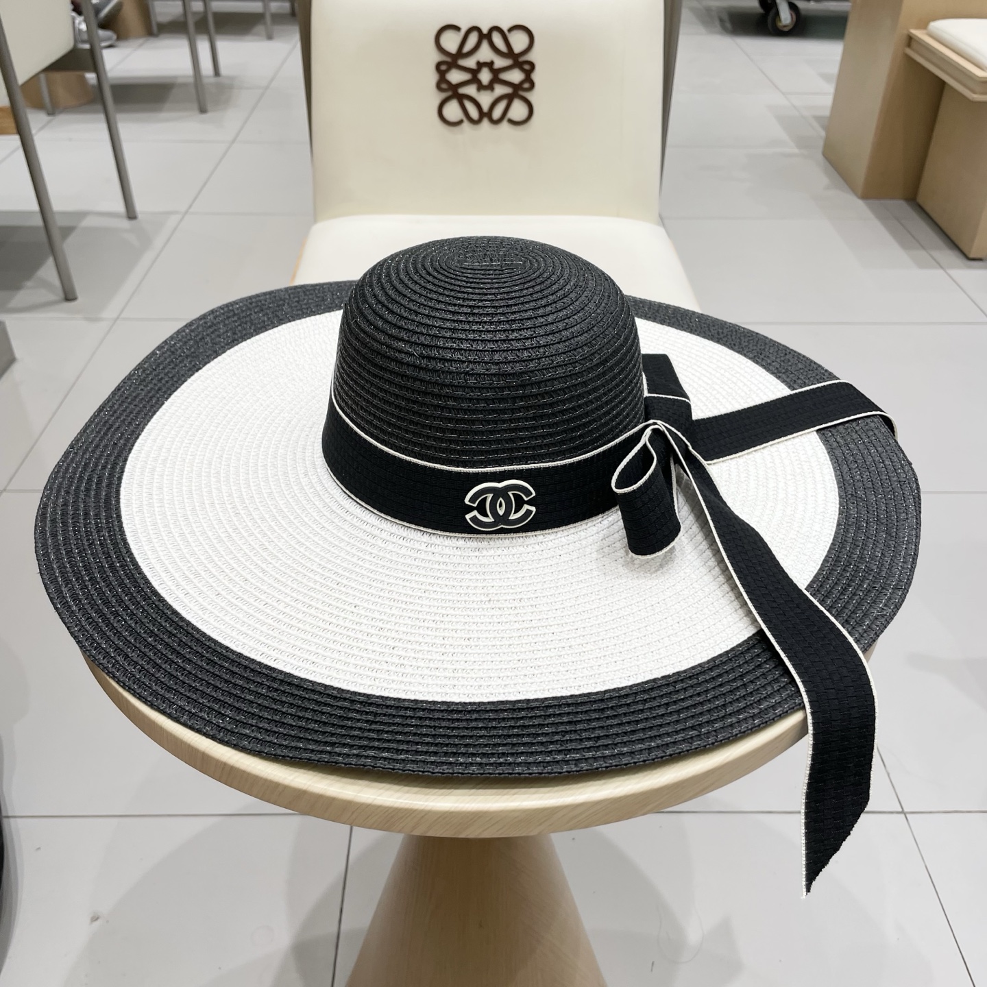  Chanel香奈儿新款草帽，名媛风，头围57cm
