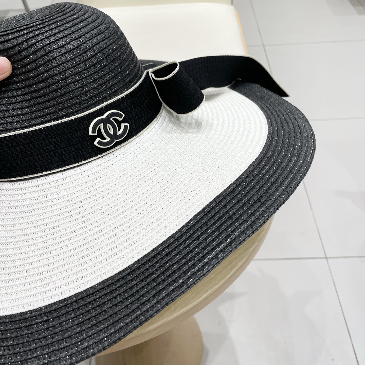  Chanel香奈儿新款草帽，名媛风，头围57cm