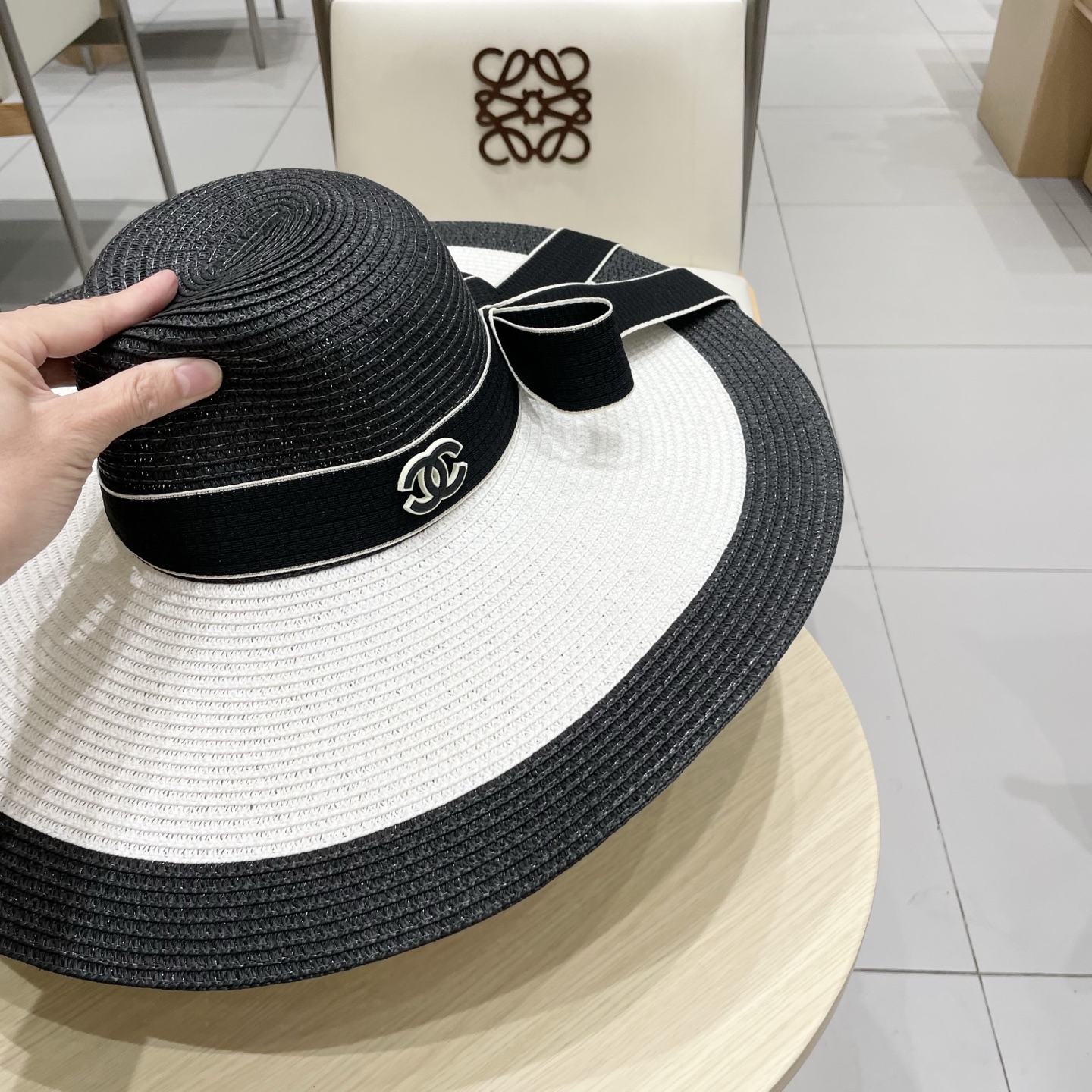  Chanel香奈儿新款草帽，名媛风，头围57cm