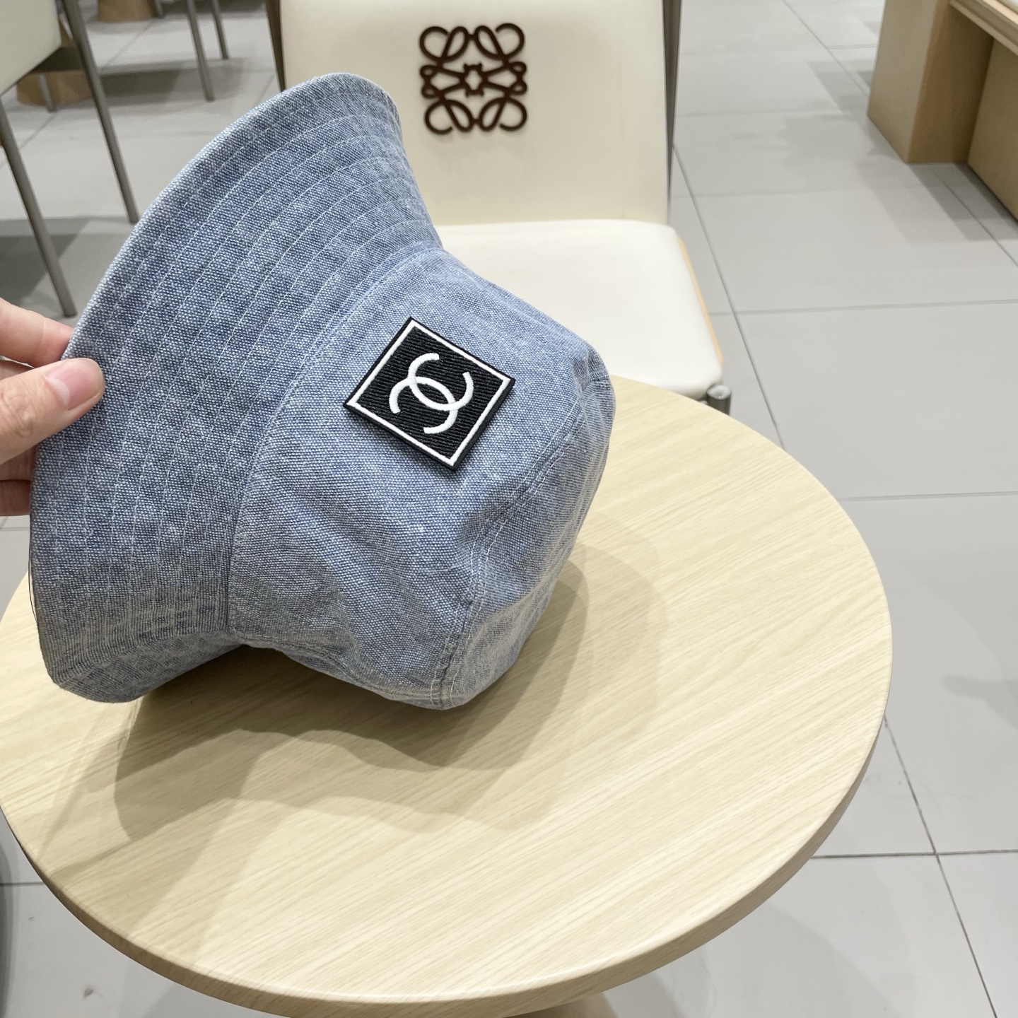  Chanel香奈儿渔夫帽，头围57cm