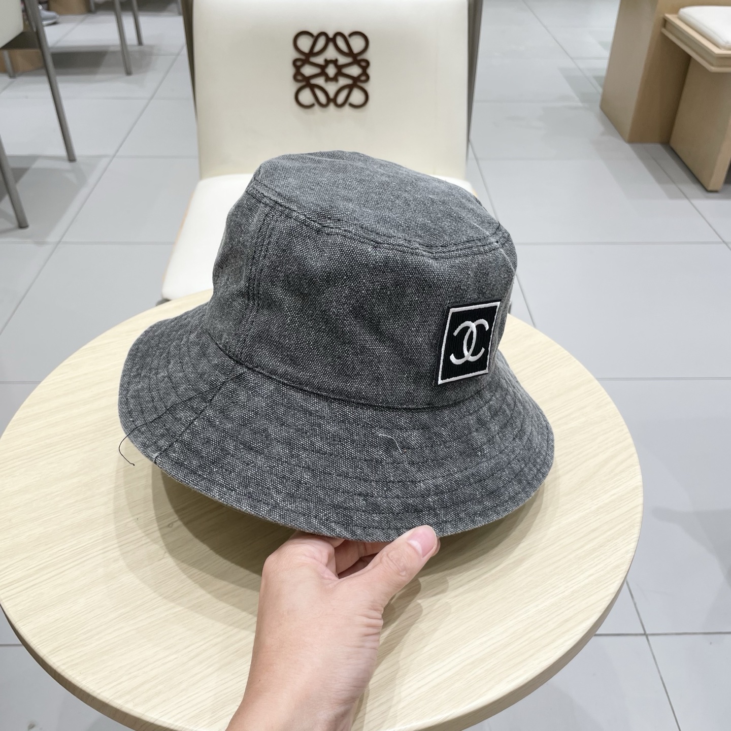  Chanel香奈儿渔夫帽，头围57cm