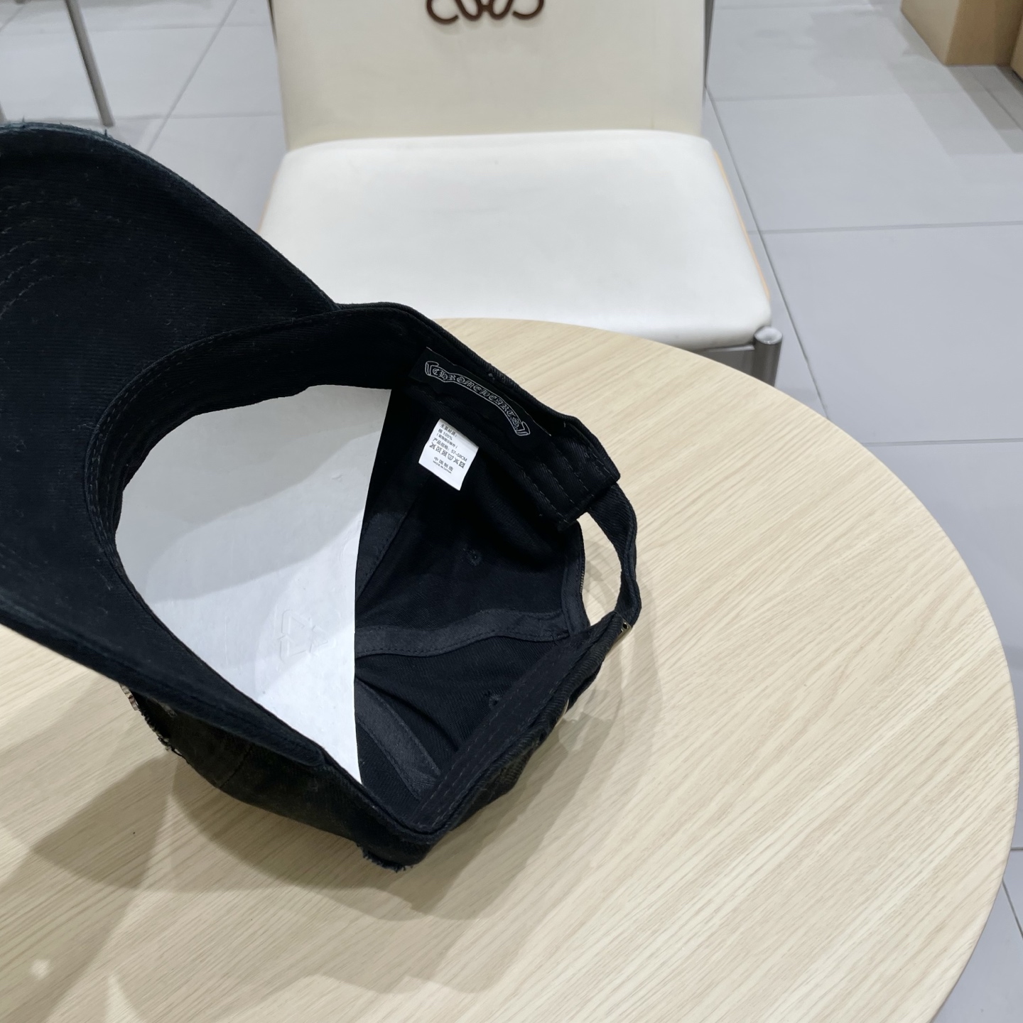  Chrome Hearts 克罗心💓早春韩版时尚复古做旧破洞帽子磨损设计百搭棒球帽鸭舌帽