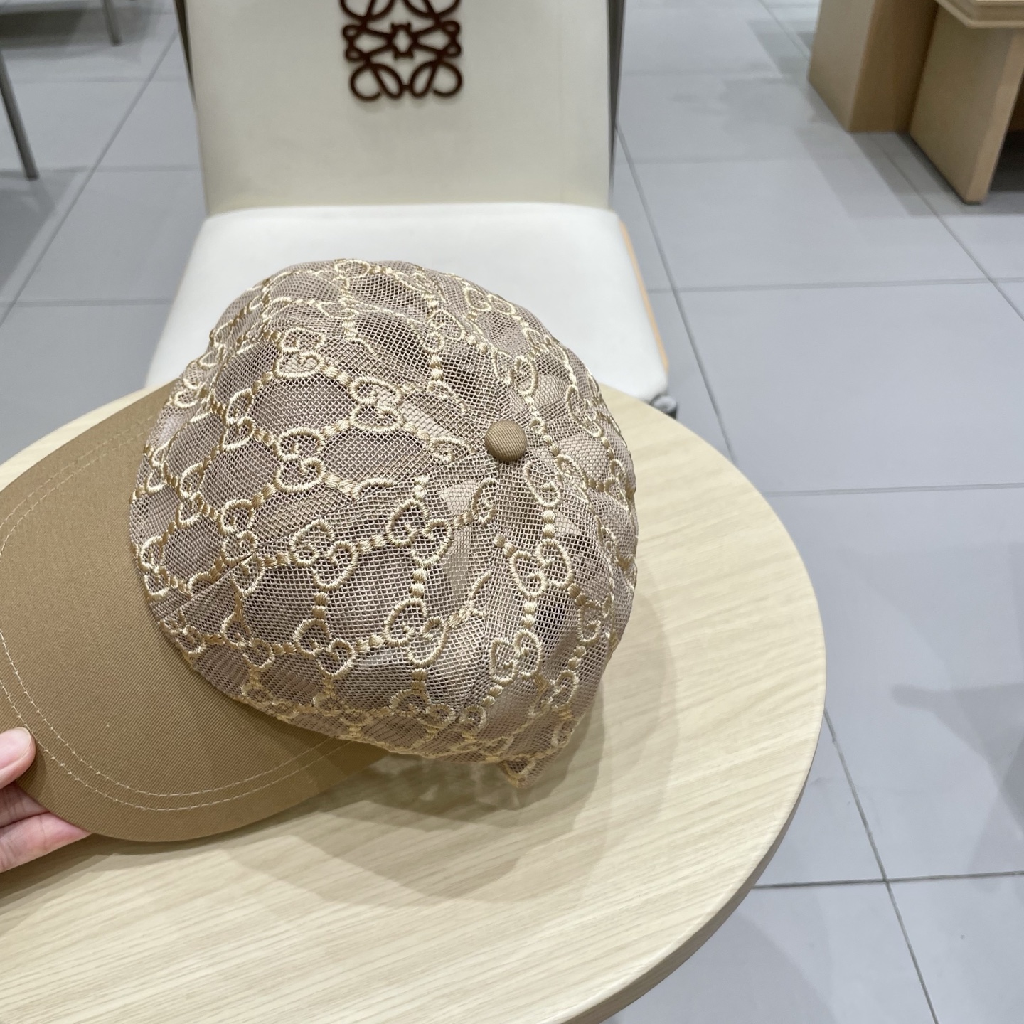 。GUCCI古奇 2025专柜新款简约刺绣款棒球帽，很潮！休闲运动款，经典制作，超级好搭衣服！