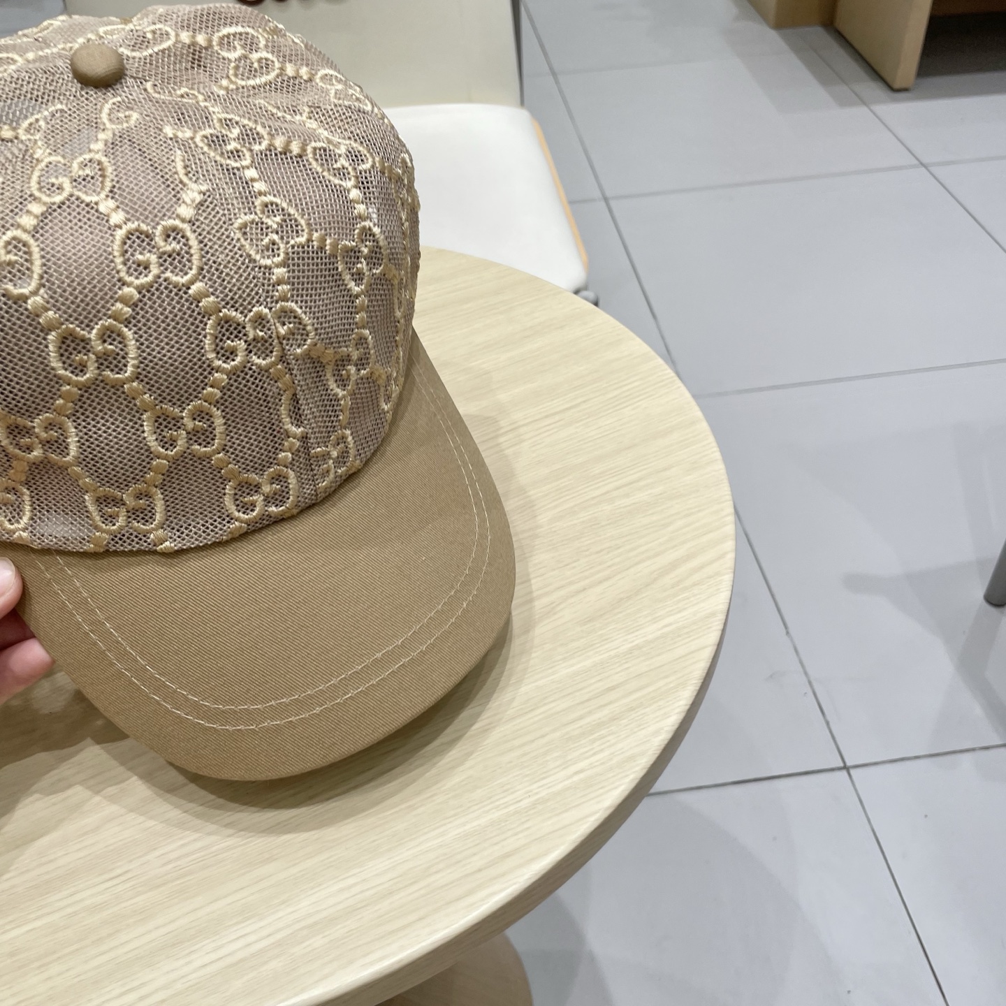 。GUCCI古奇 2025专柜新款简约刺绣款棒球帽，很潮！休闲运动款，经典制作，超级好搭衣服！