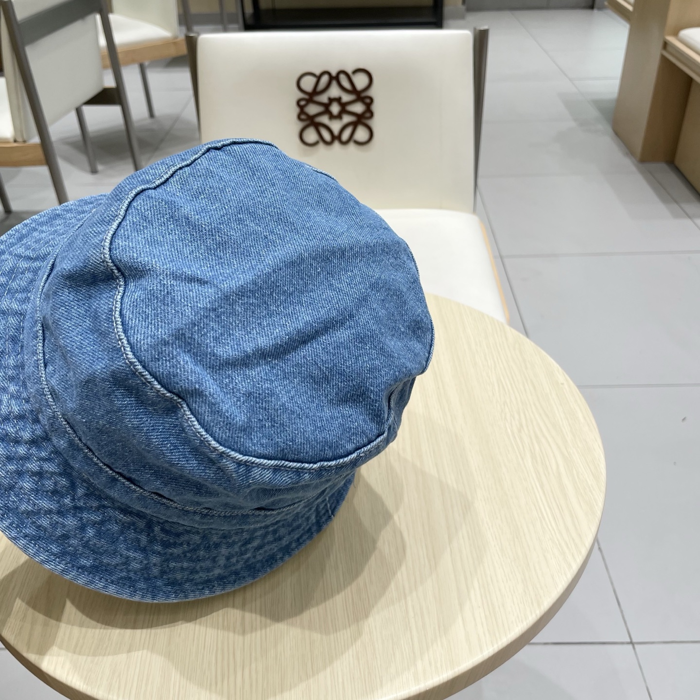  Chanel香奈儿牛仔渔夫帽，头围57cm