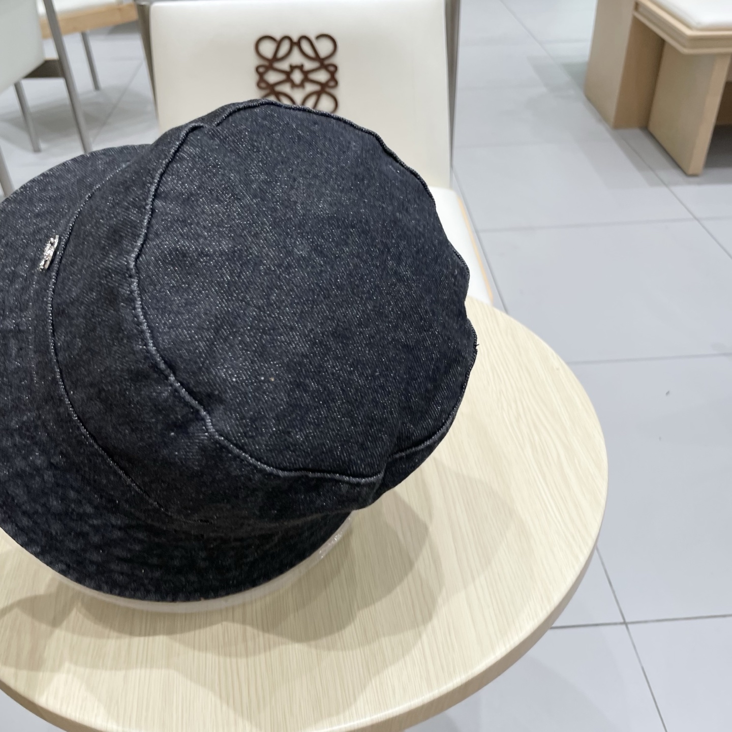  Chanel香奈儿牛仔渔夫帽，头围57cm