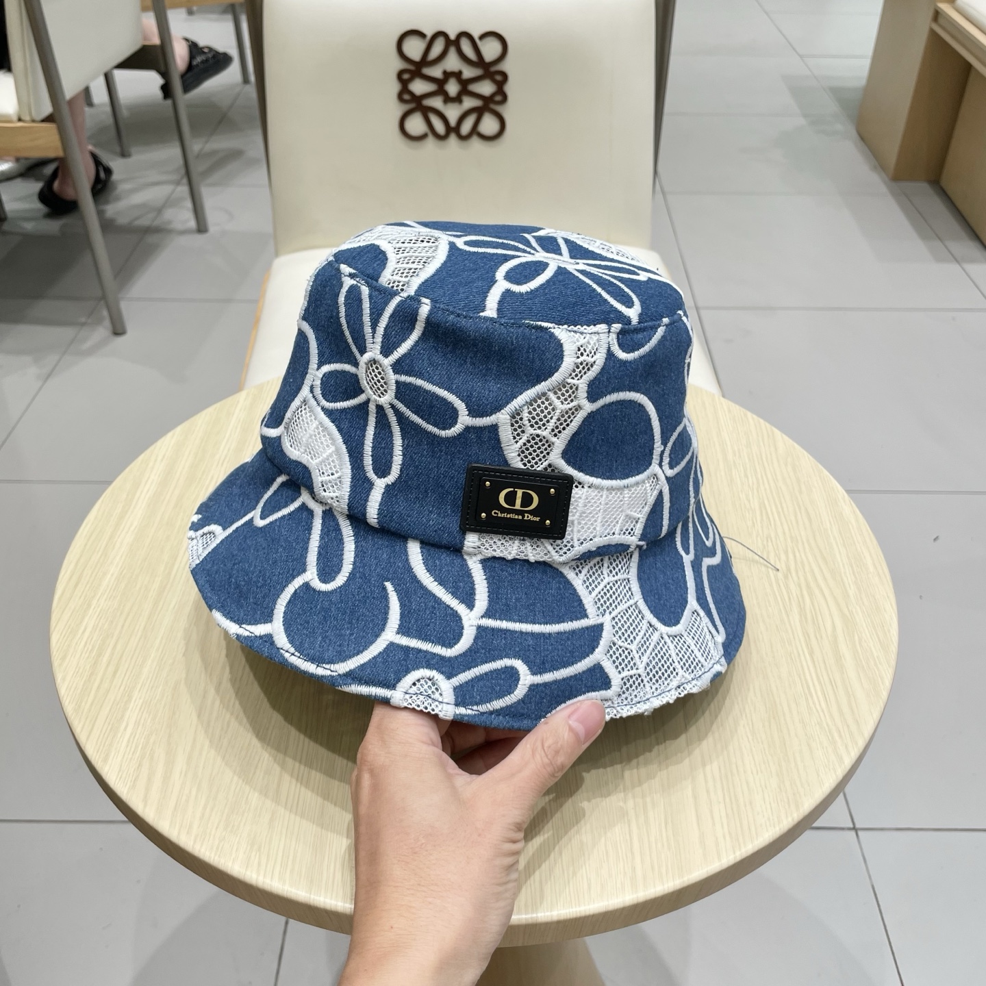  【DIOR迪奥】2025新款牛仔渔夫帽，🔆百搭日常款～休闲出