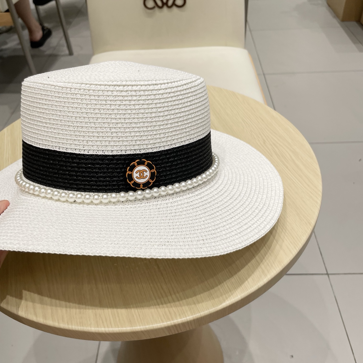  香奈儿新款草帽，头围57cm