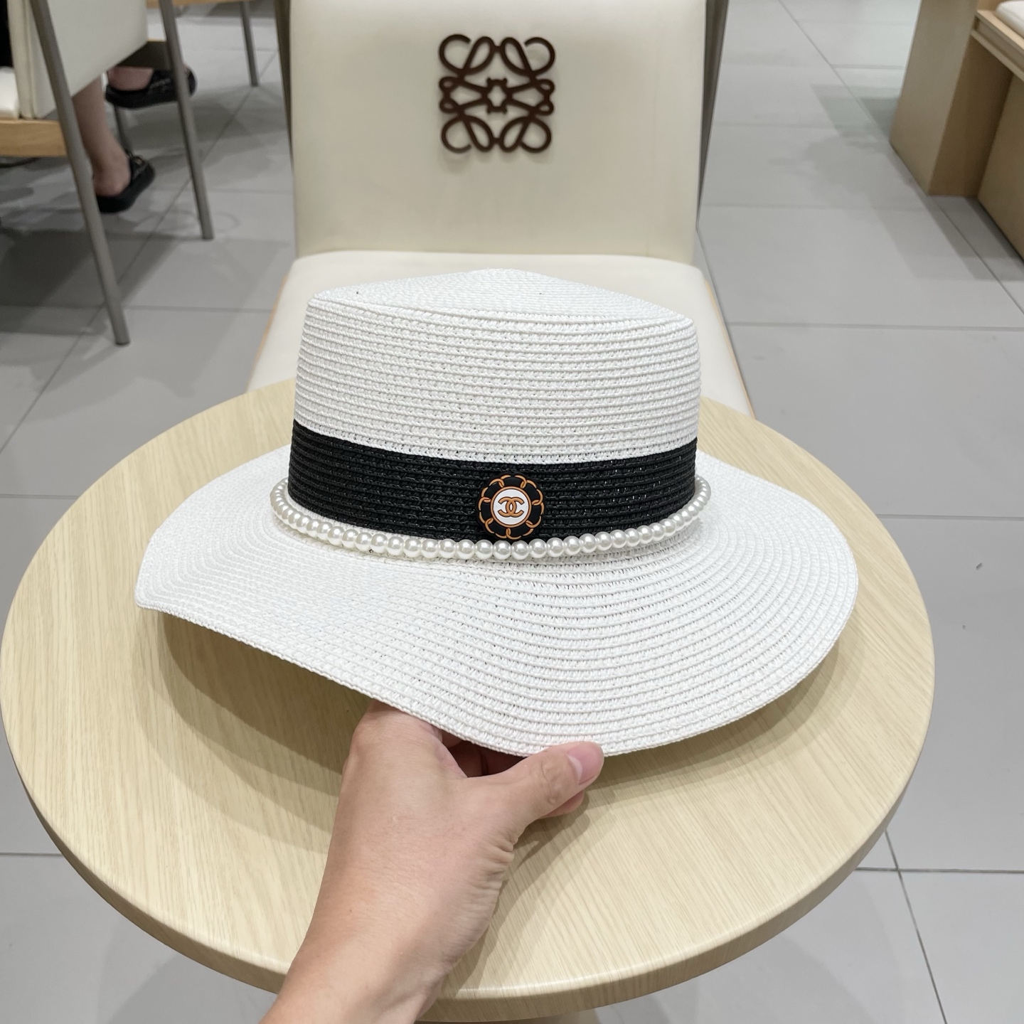  香奈儿新款草帽，头围57cm