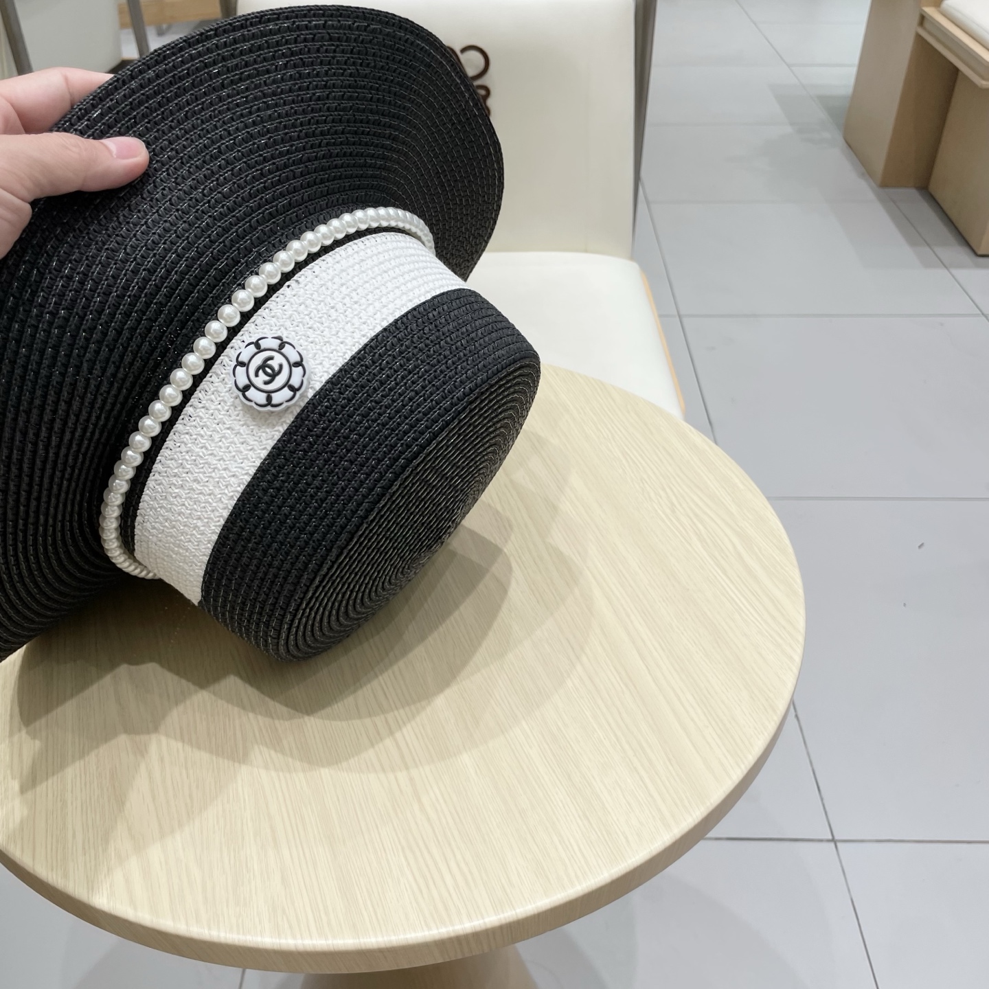  香奈儿新款草帽，头围57cm