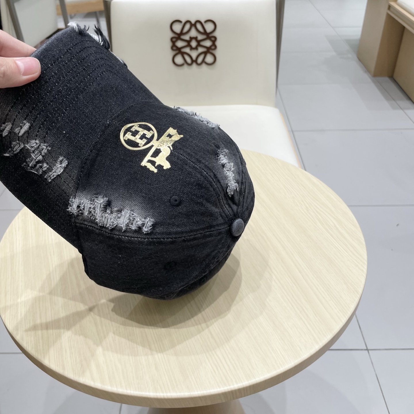  新款出货 HERMÈS (爱马仕)2025最新款牛仔棒球帽，时尚帅气质量超赞！