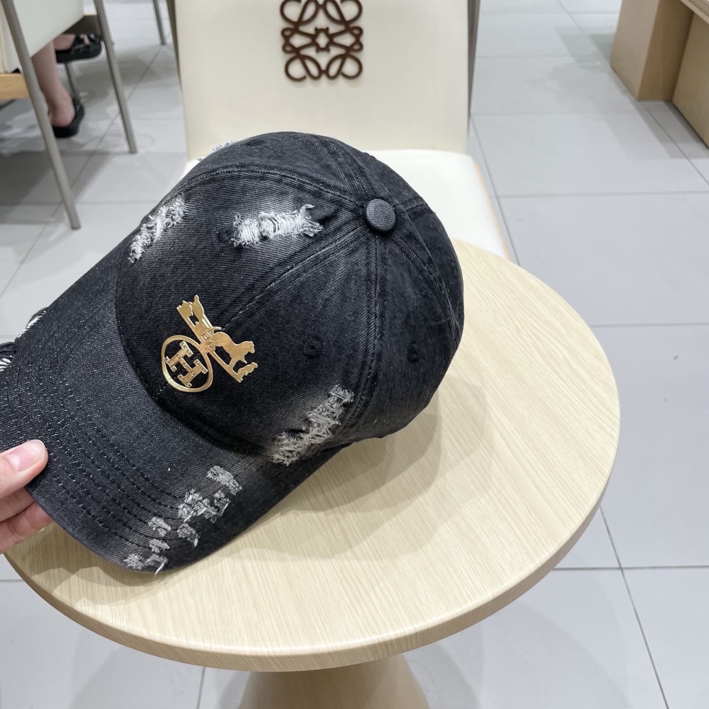  新款出货 HERMÈS (爱马仕)2025最新款牛仔棒球帽，时尚帅气质量超赞！