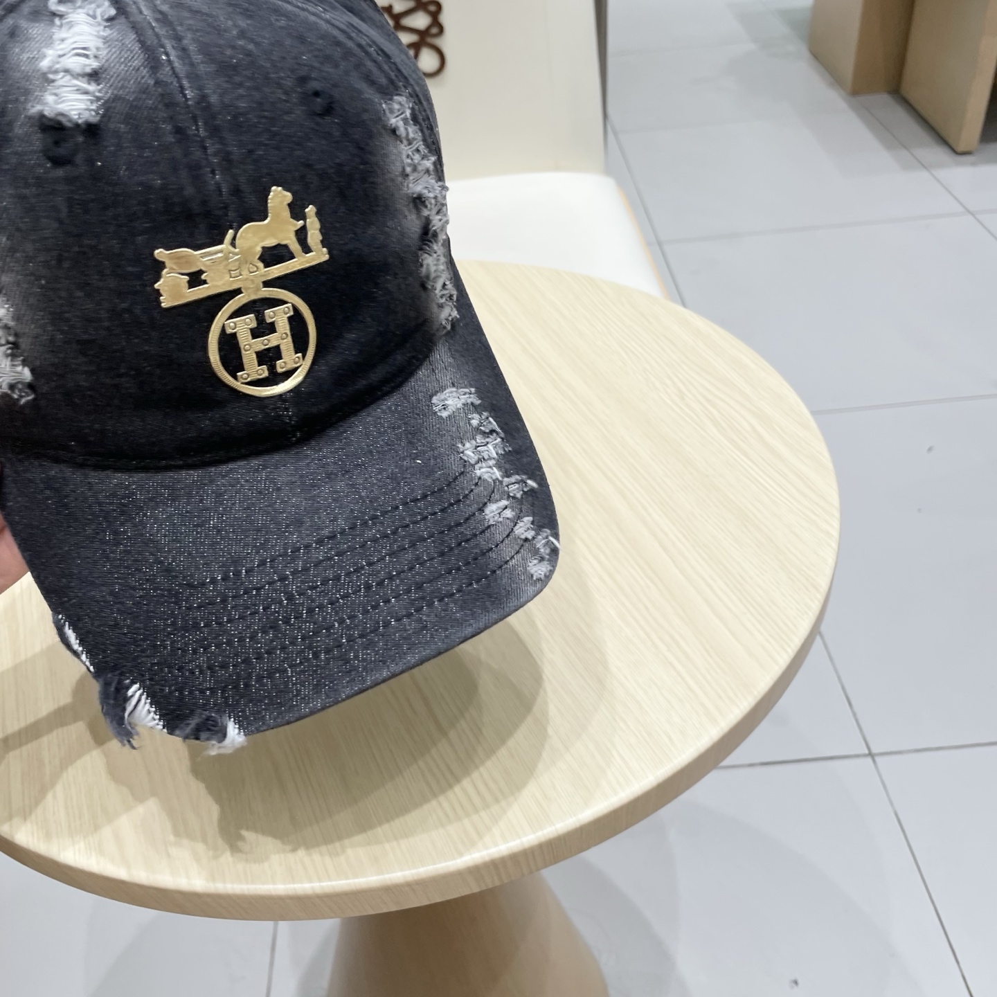  新款出货 HERMÈS (爱马仕)2025最新款牛仔棒球帽，时尚帅气质量超赞！