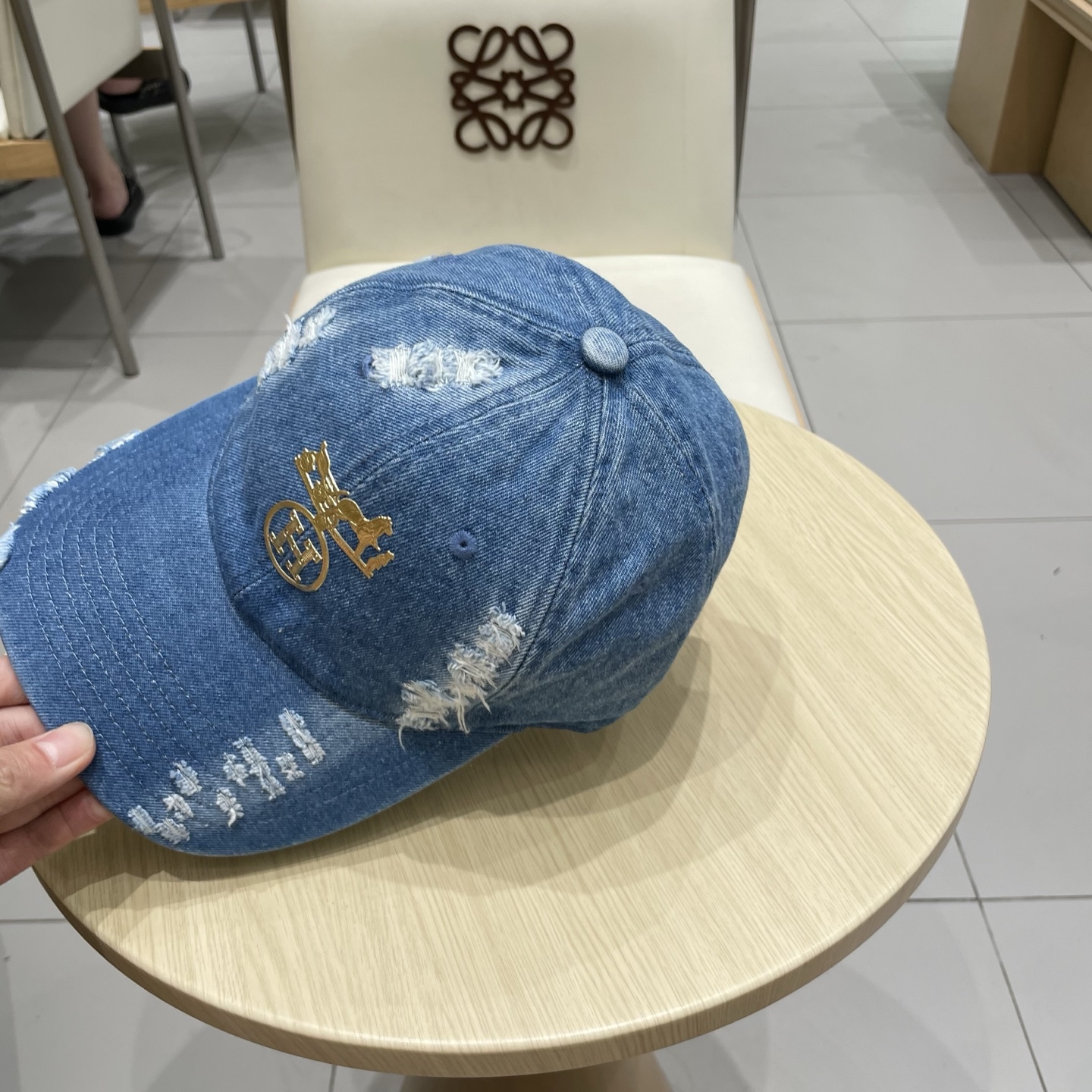  新款出货 HERMÈS (爱马仕)2025最新款牛仔棒球帽，时尚帅气质量超赞！