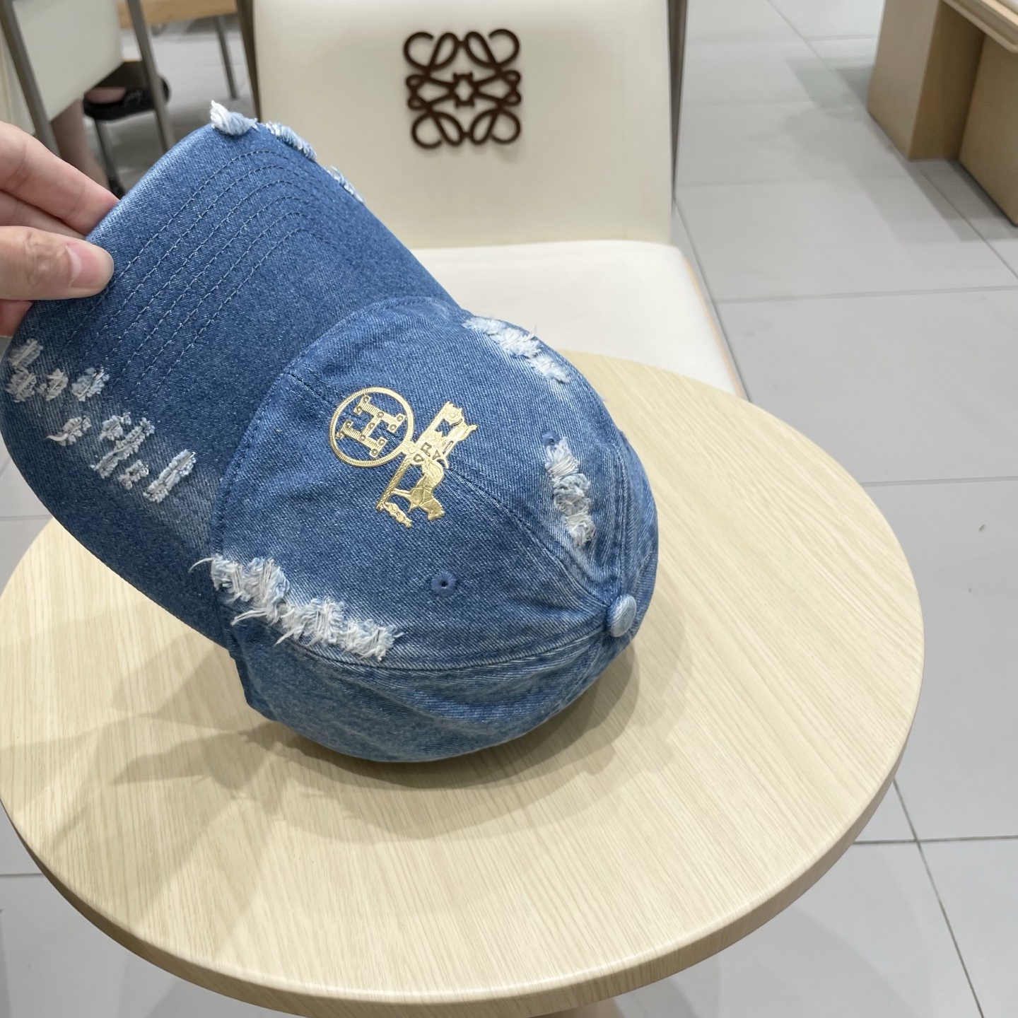  新款出货 HERMÈS (爱马仕)2025最新款牛仔棒球帽，时尚帅气质量超赞！