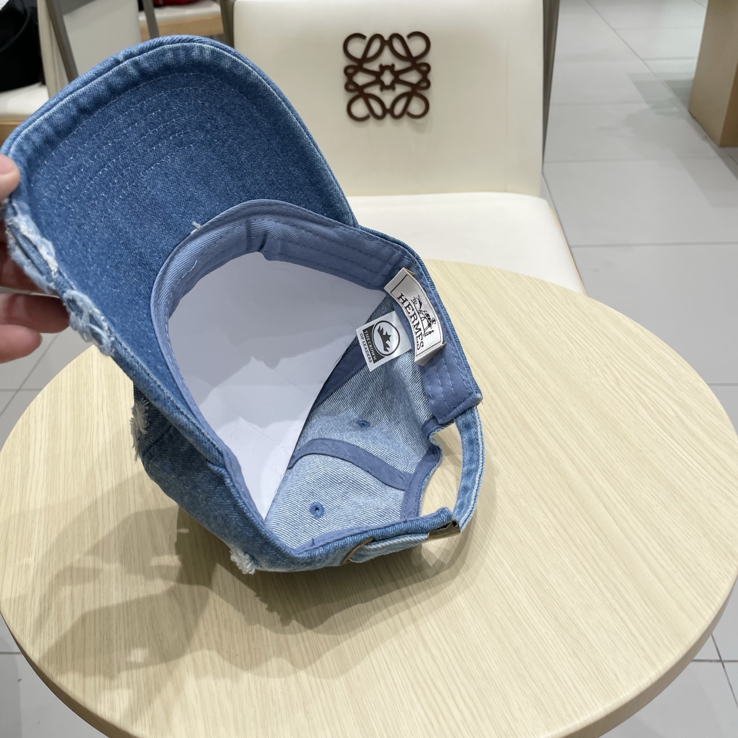  新款出货 HERMÈS (爱马仕)2025最新款牛仔棒球帽，时尚帅气质量超赞！