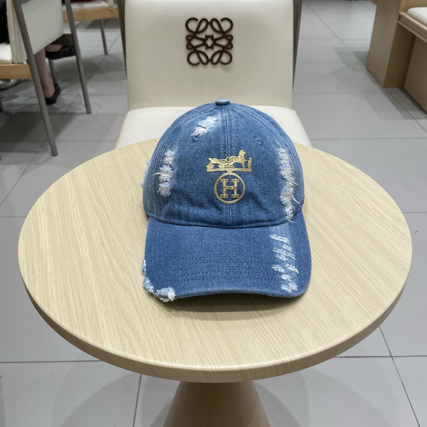  新款出货 HERMÈS (爱马仕)2025最新款牛仔棒球帽，时尚帅气质量超赞！