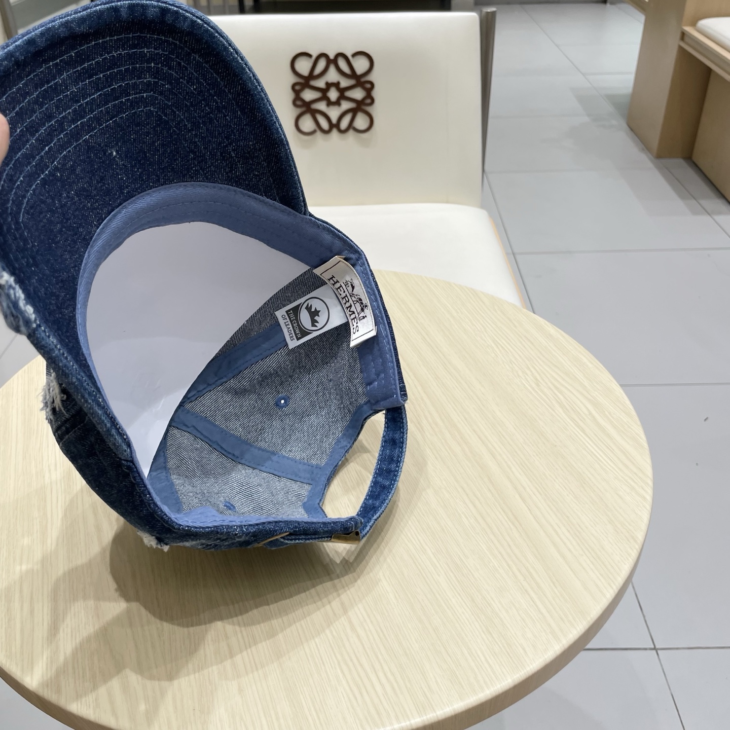  新款出货 HERMÈS (爱马仕)2025最新款牛仔棒球帽，时尚帅气质量超赞！