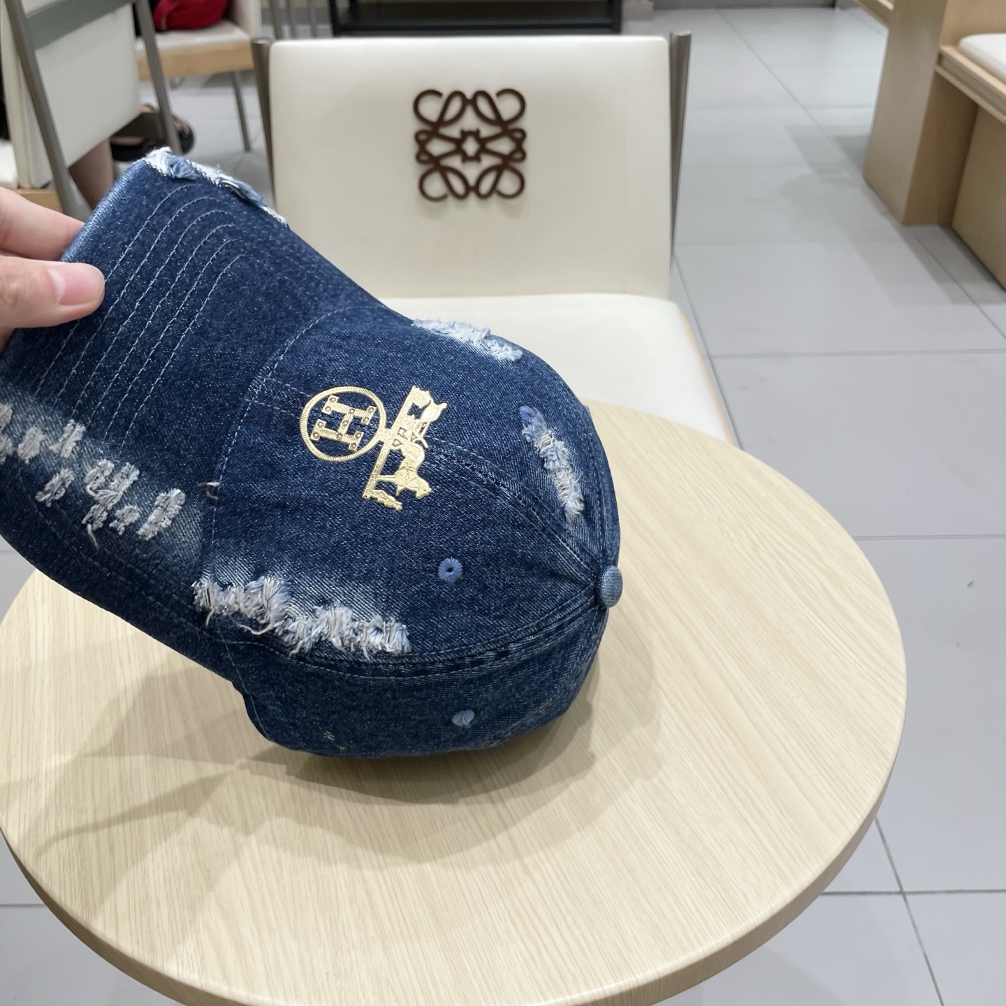  新款出货 HERMÈS (爱马仕)2025最新款牛仔棒球帽，时尚帅气质量超赞！