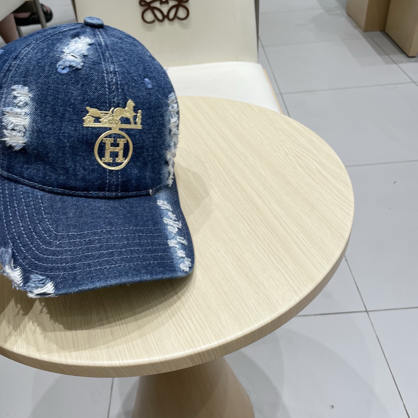  新款出货 HERMÈS (爱马仕)2025最新款牛仔棒球帽，时尚帅气质量超赞！