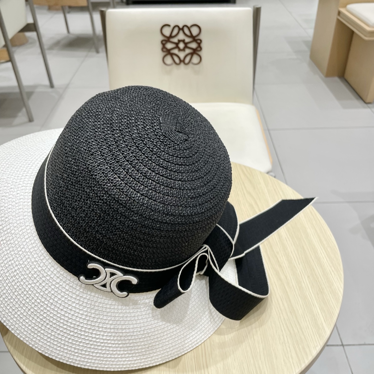    塞琳celien新款草帽，圆顶礼帽，头围57cm