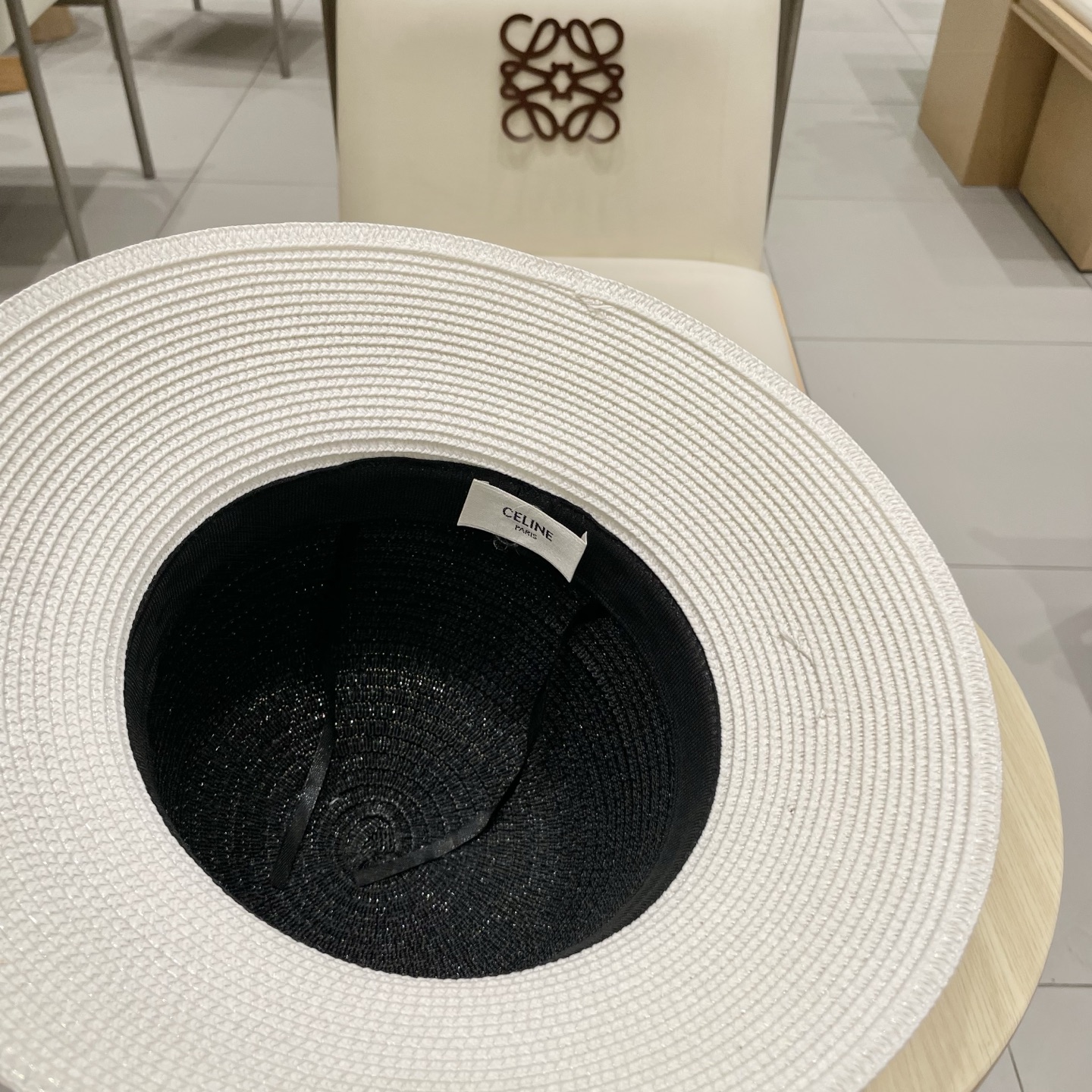    塞琳celien新款草帽，圆顶礼帽，头围57cm