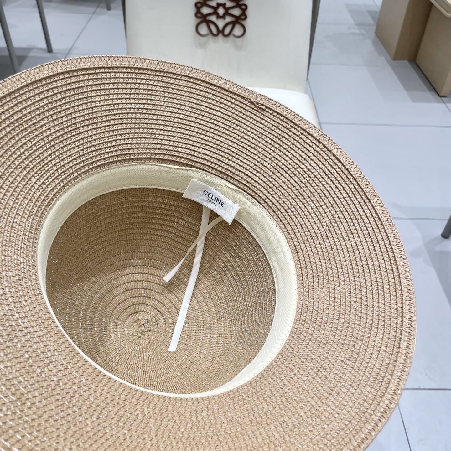    塞琳celien新款草帽，圆顶礼帽，头围57cm