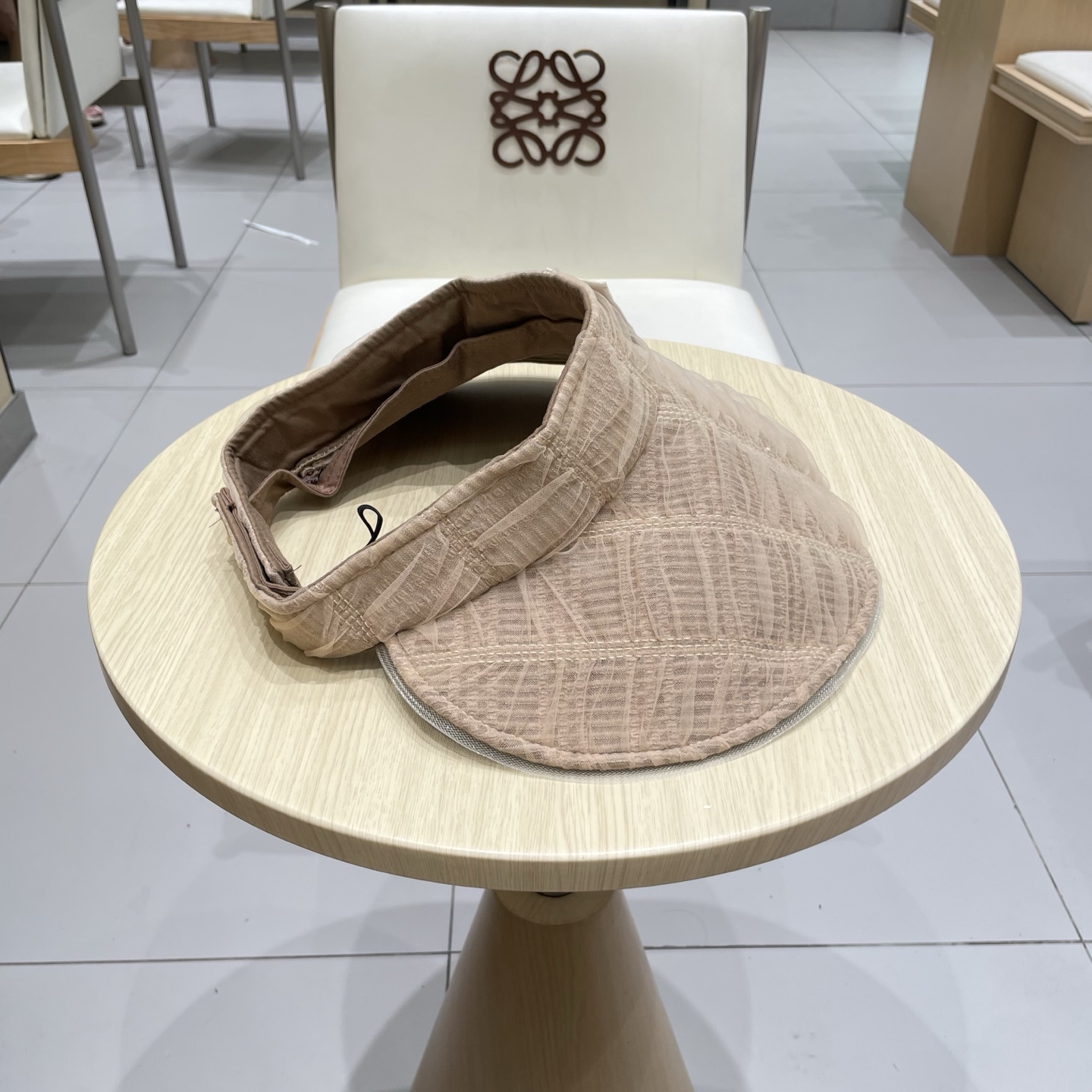  chanel香奈儿2025新春夏韩版网纱格子遮阳帽子女出游百搭显脸小折叠防晒空顶帽