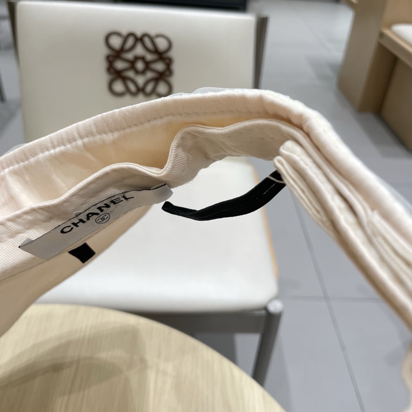  chanel香奈儿2025新春夏韩版网纱格子遮阳帽子女出游百搭显脸小折叠防晒空顶帽