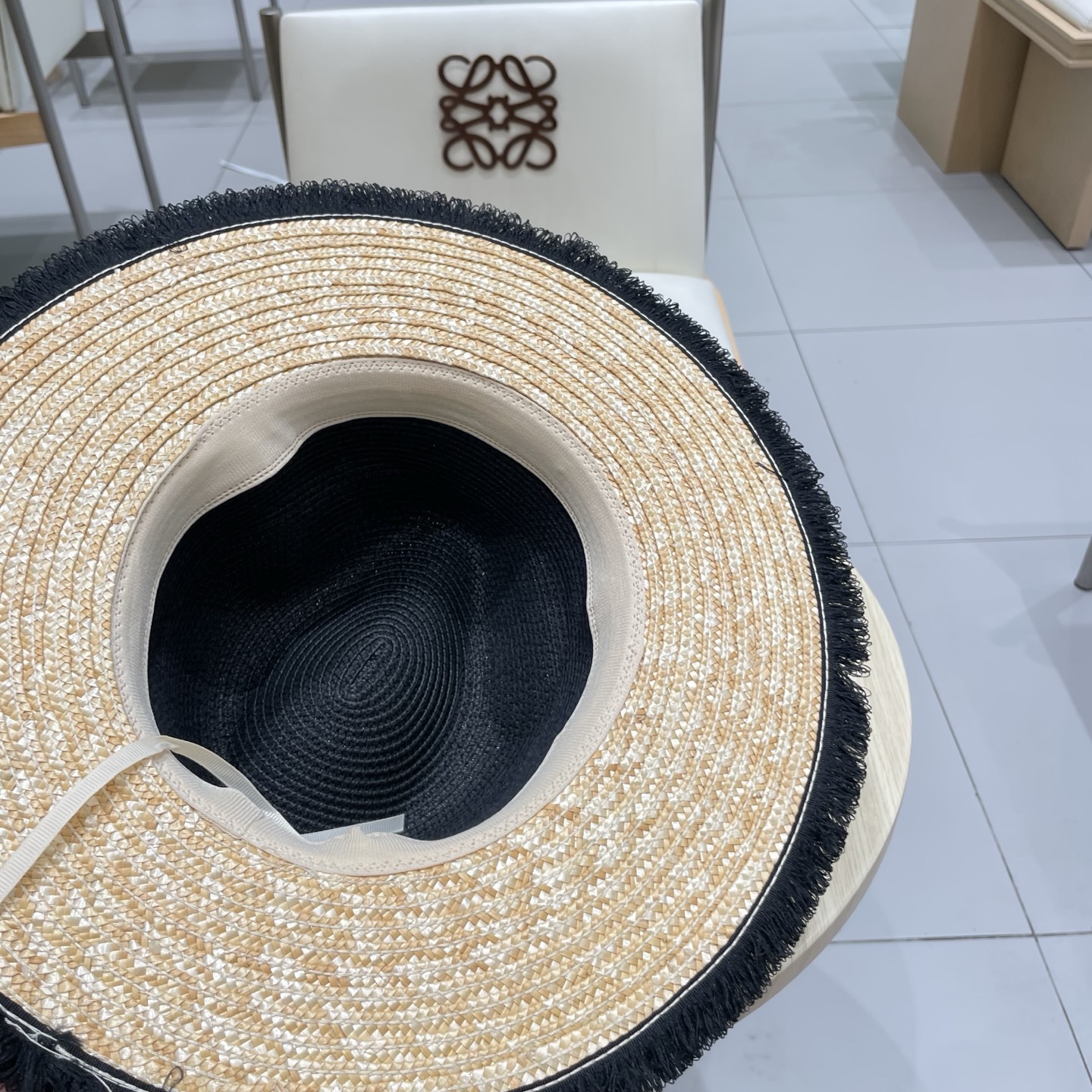  缪缪miumiu新款巴拿马草帽，高级定制，名媛风，夏季防晒防紫外线，出行必备，百搭好看