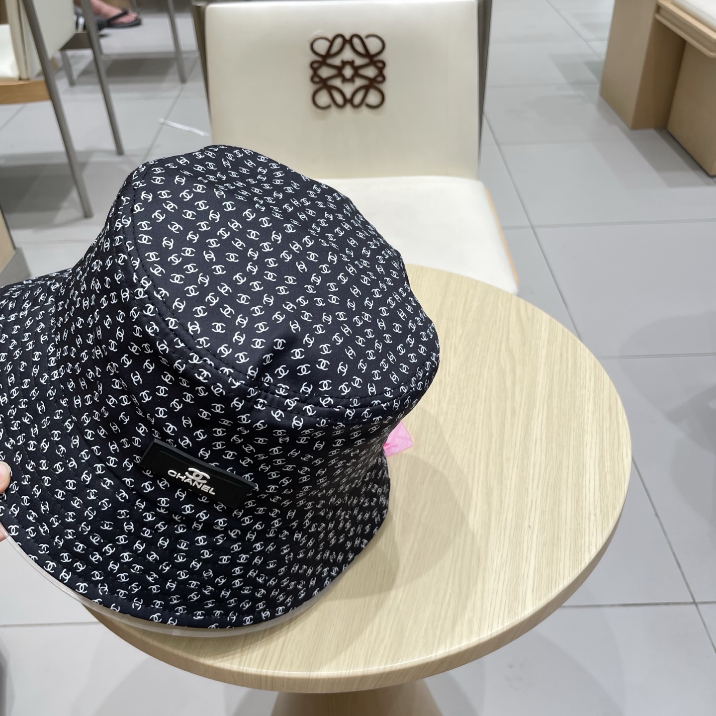  Chanel香奈儿渔夫帽，头围57cm