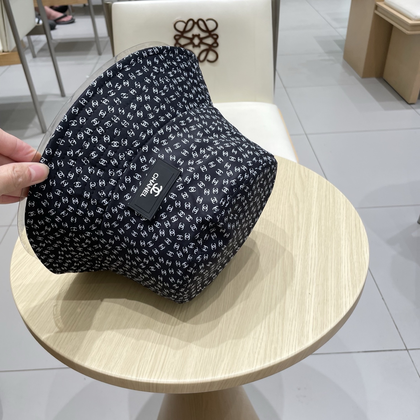  Chanel香奈儿渔夫帽，头围57cm