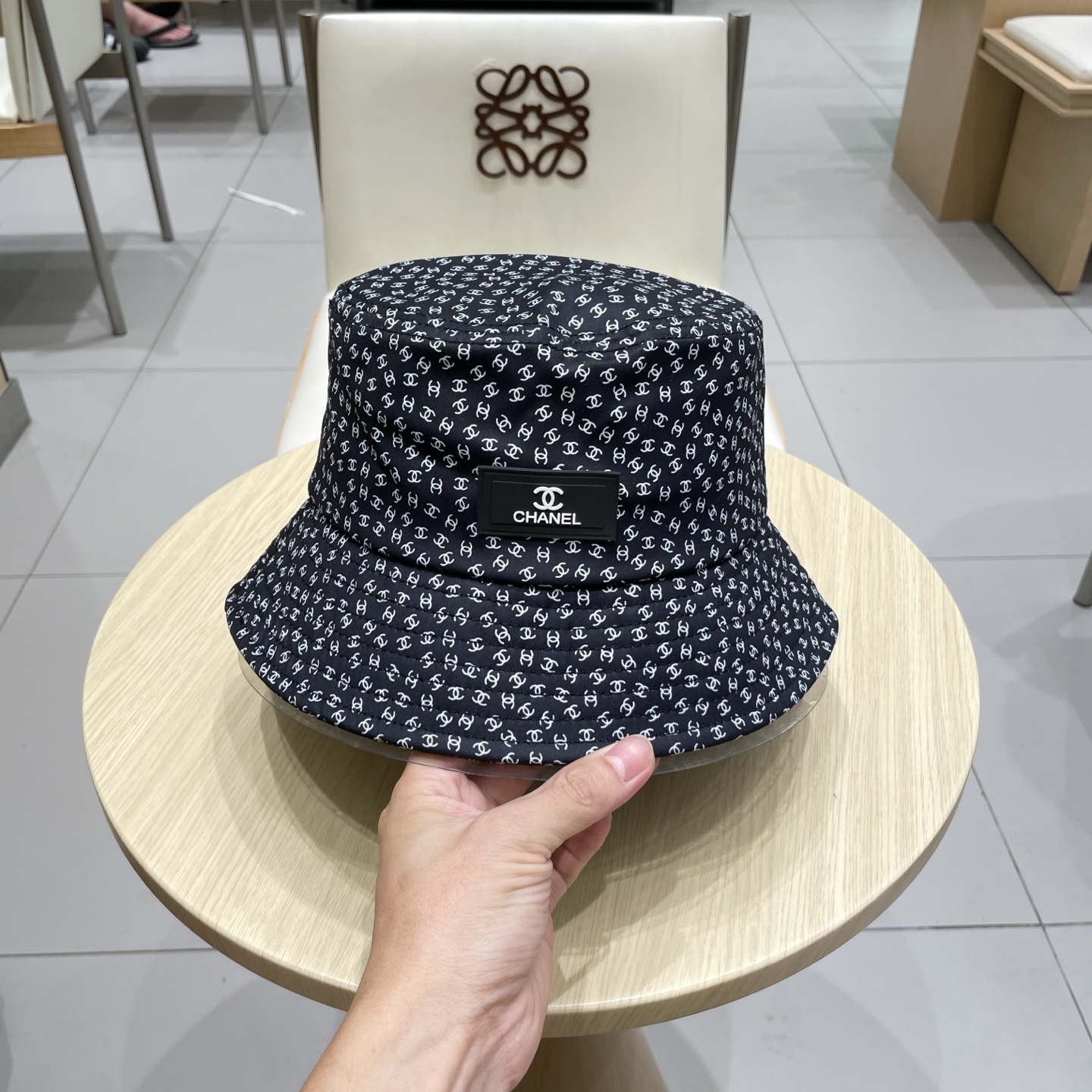  Chanel香奈儿渔夫帽，头围57cm